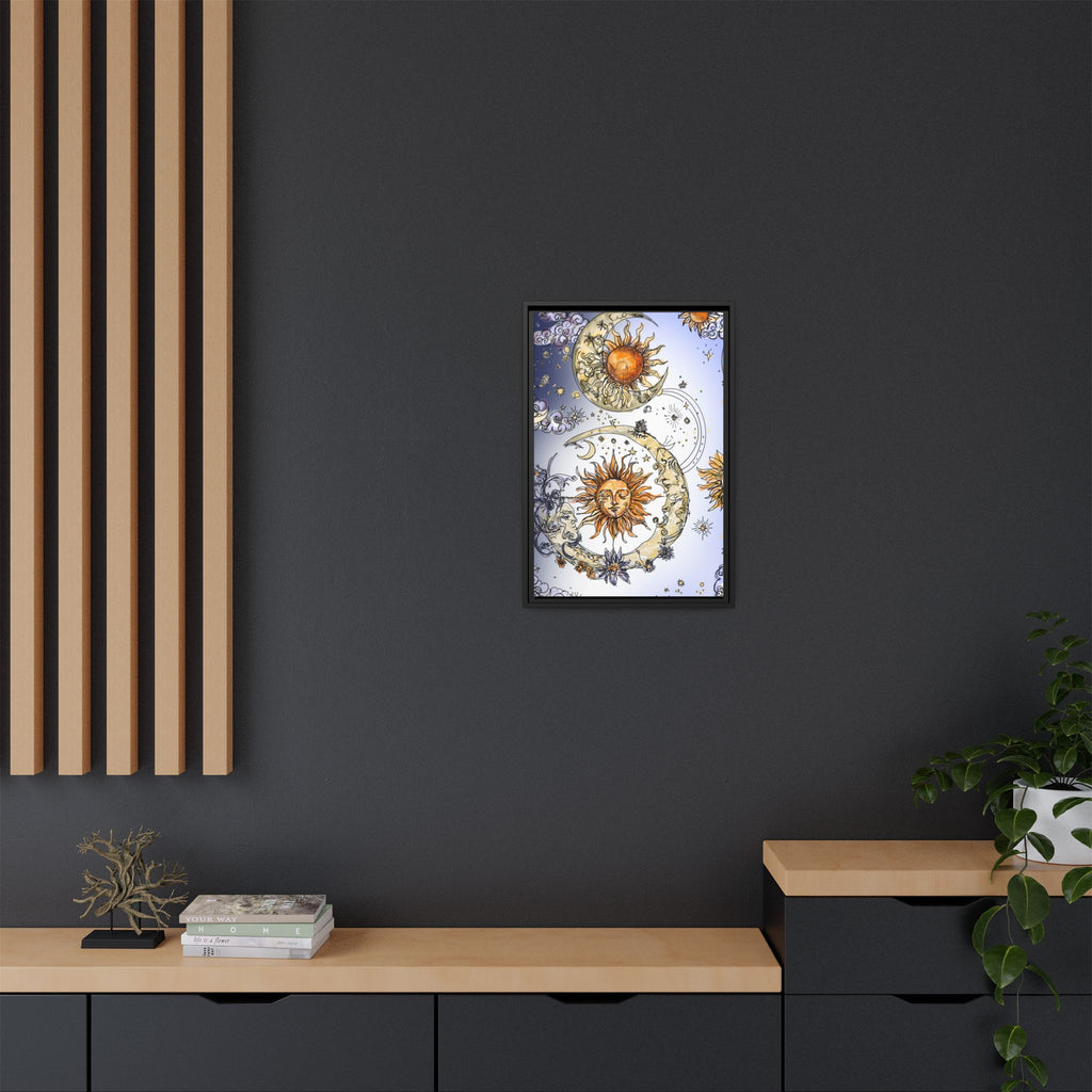 Celestial Matte Canvas, Framed (Multi-color)