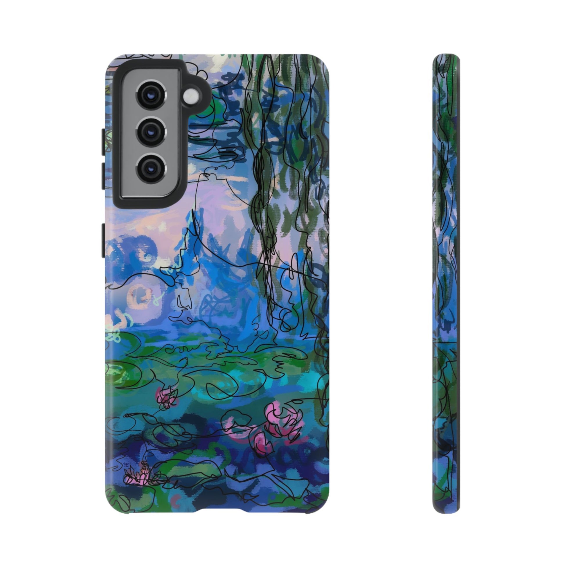 (Non-iphones) Tough Cases - Waterlilies