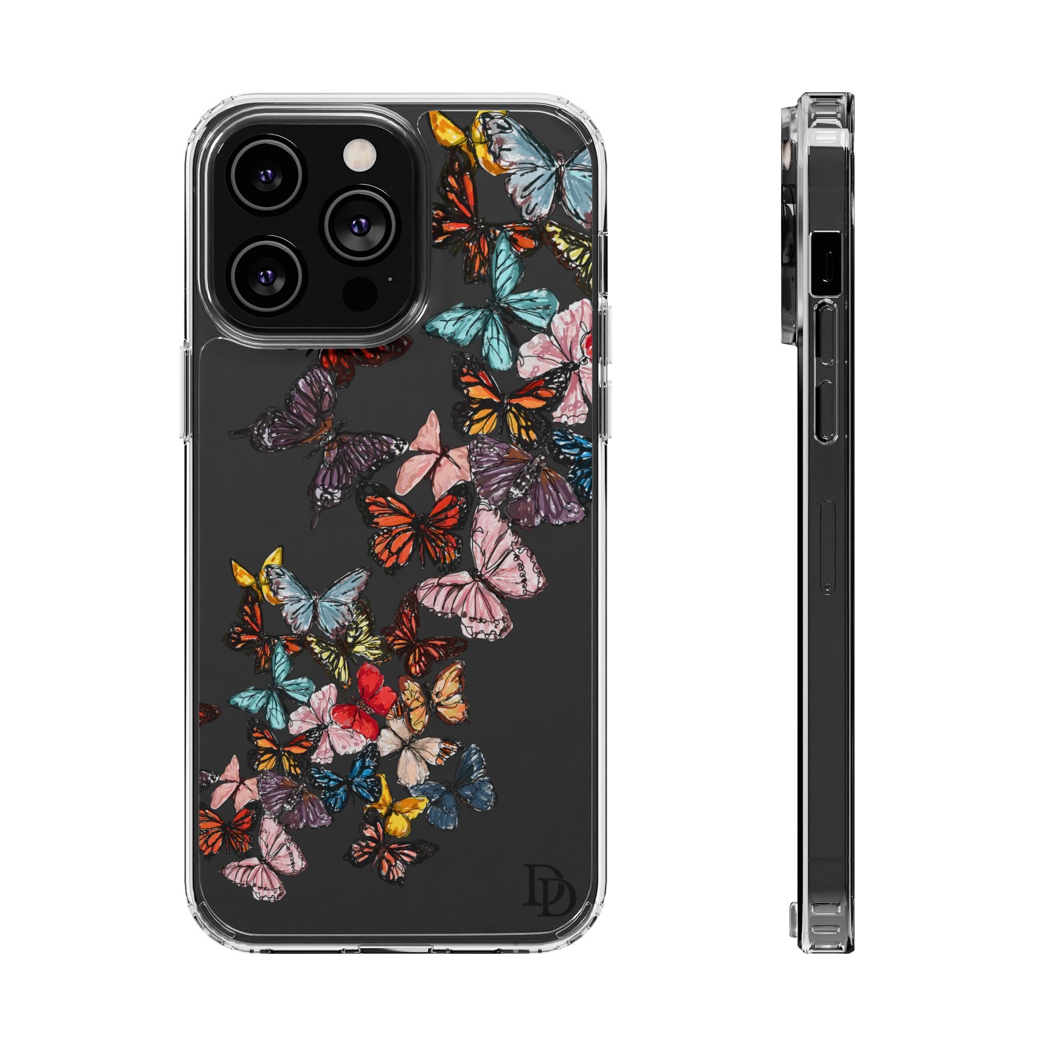 Clear Butterfly Phone Cases