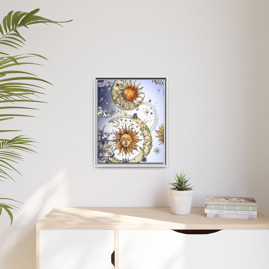 Celestial Matte Canvas, Framed (Multi-color)