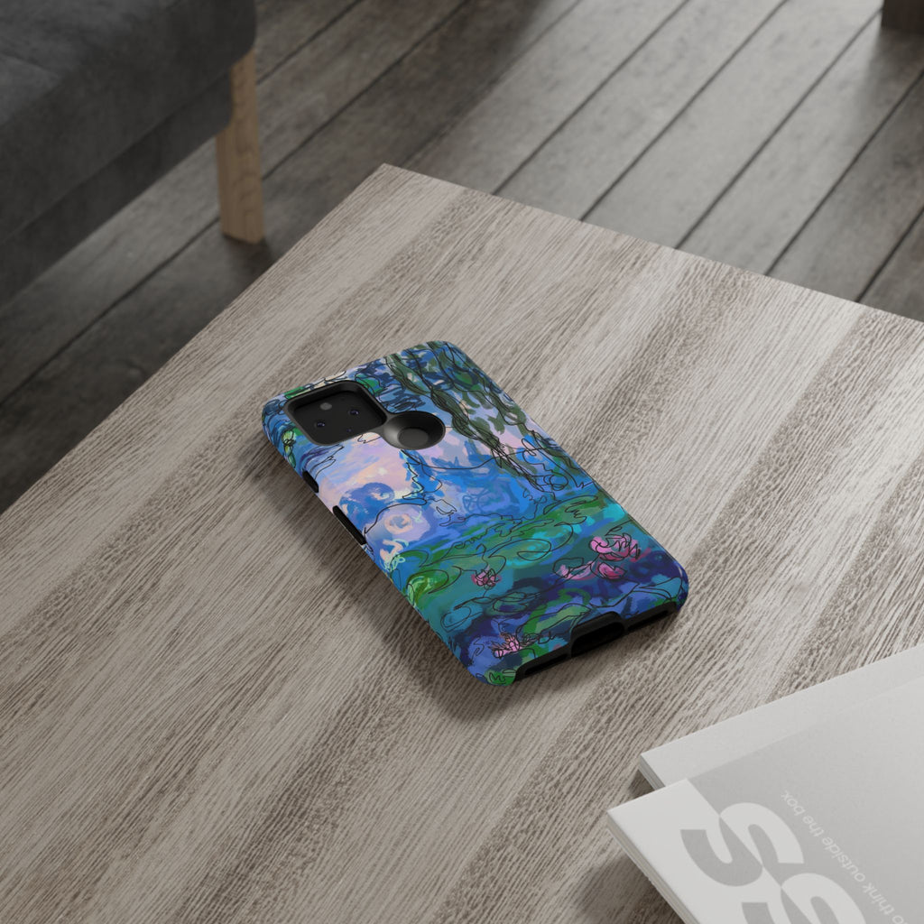 (Non-iphones) Tough Cases - Waterlilies