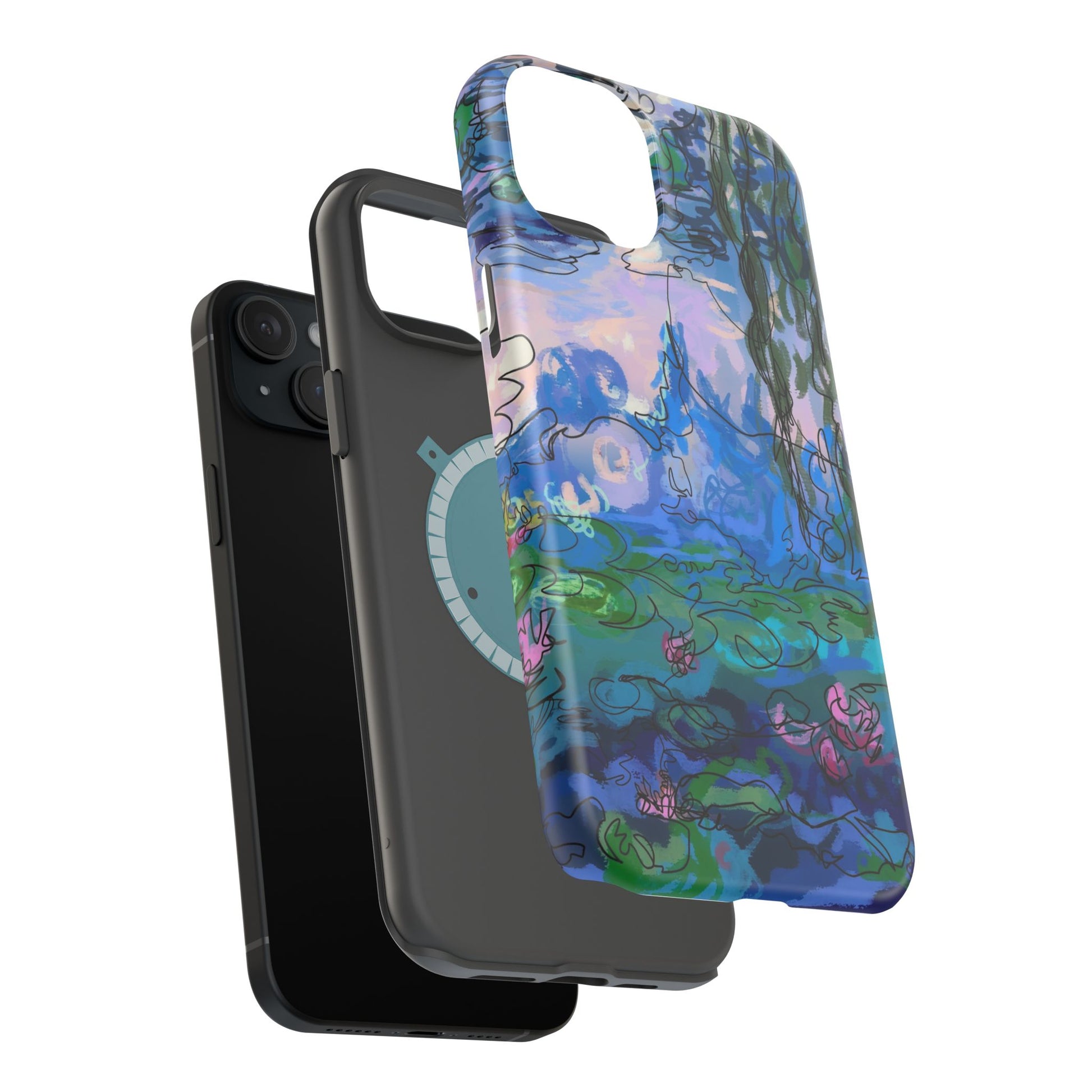 Magnetic Tough Cases - Waterlilies