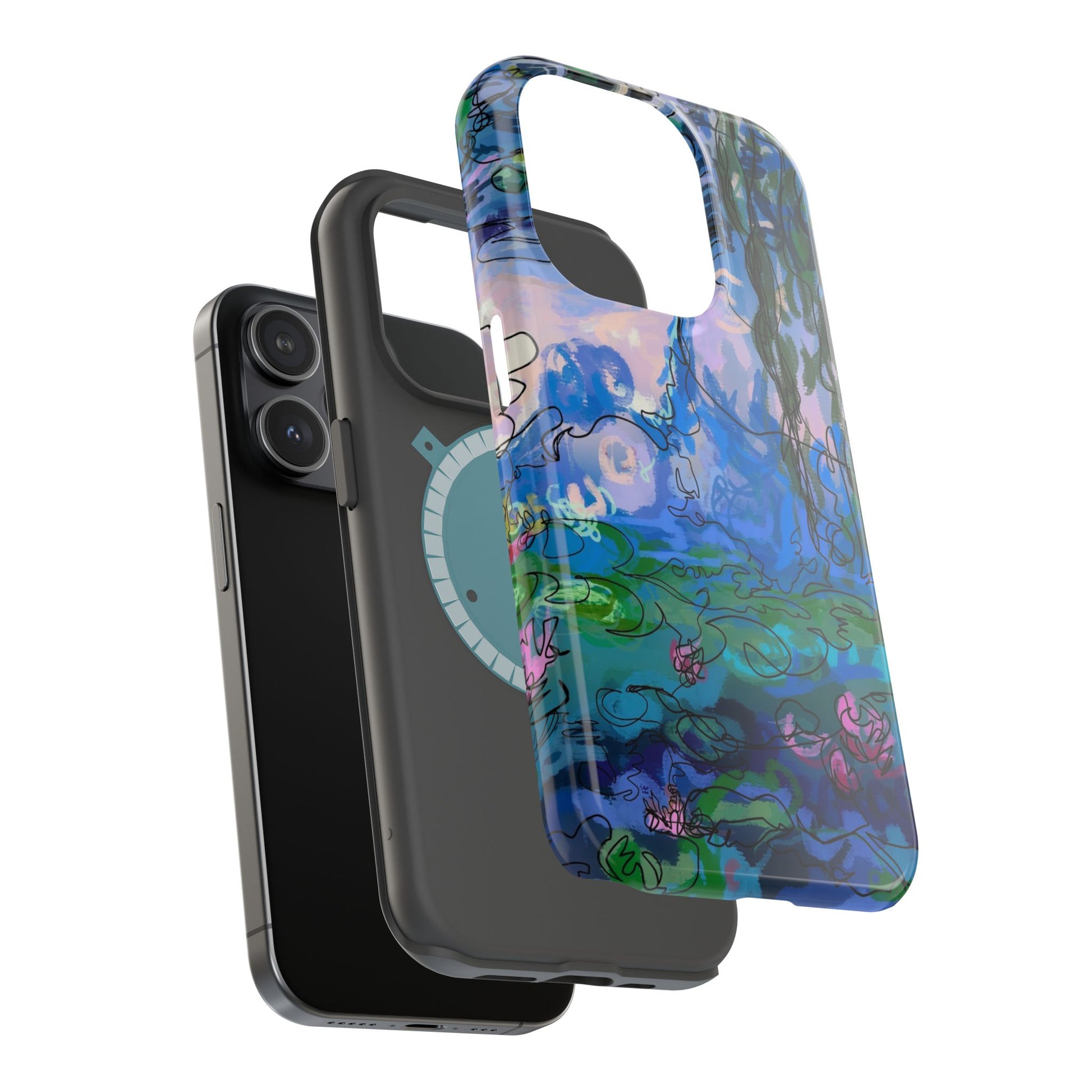 Magnetic Tough Cases - Waterlilies