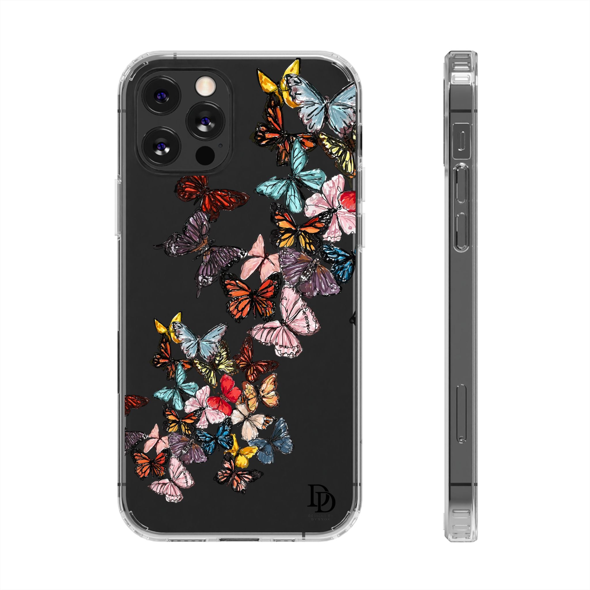Clear Butterfly Phone Cases