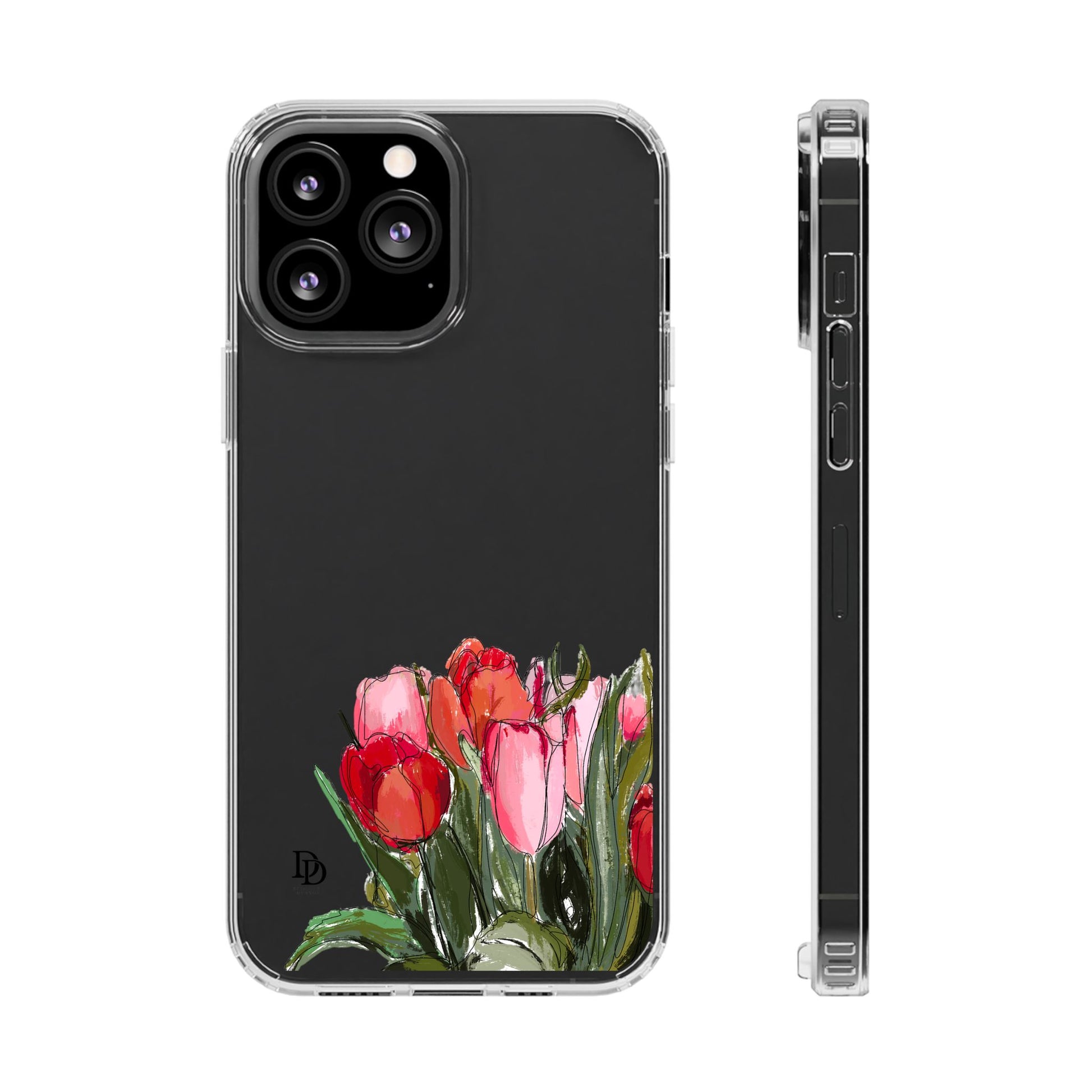 Dana's Tulips Clear Cases