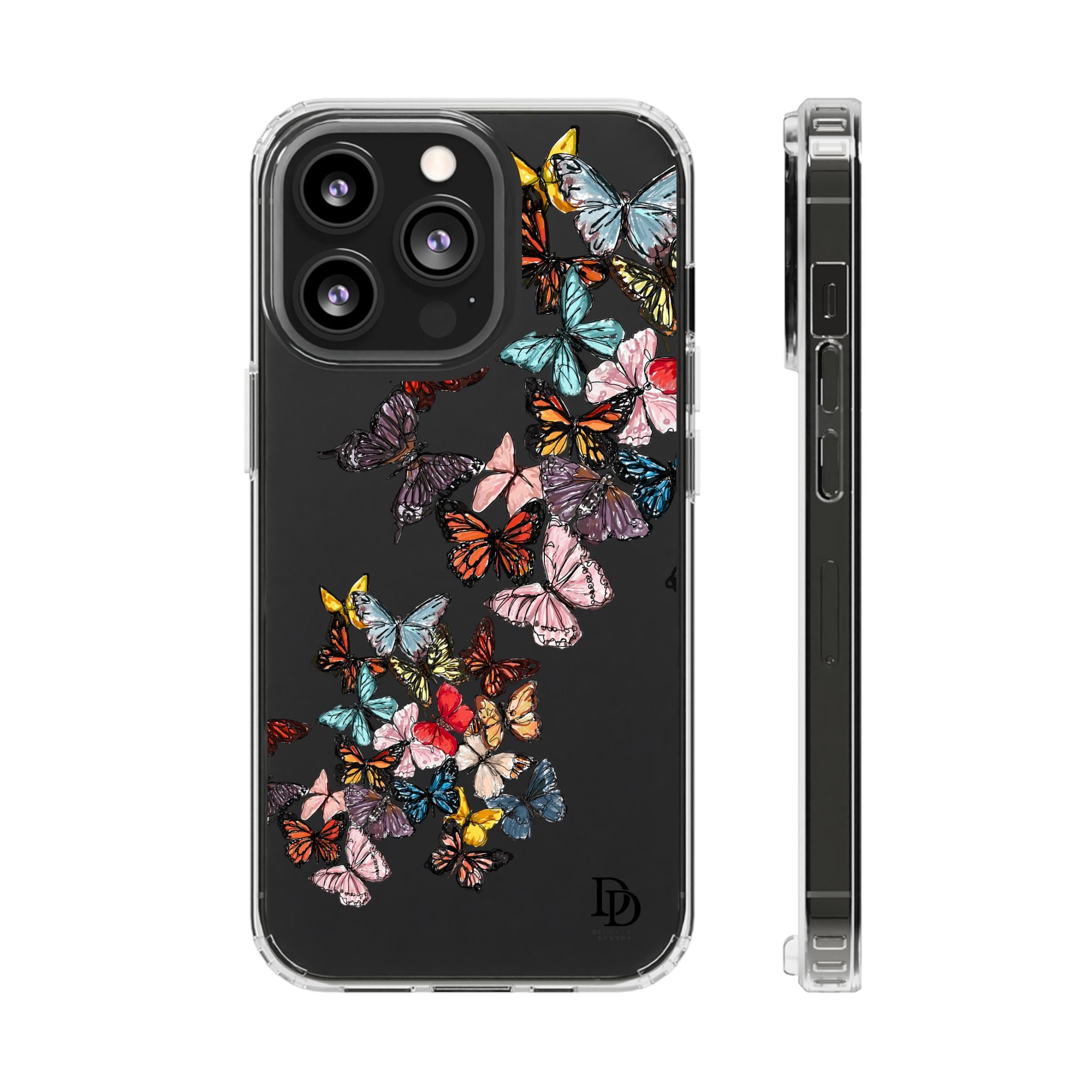 Clear Butterfly Phone Cases