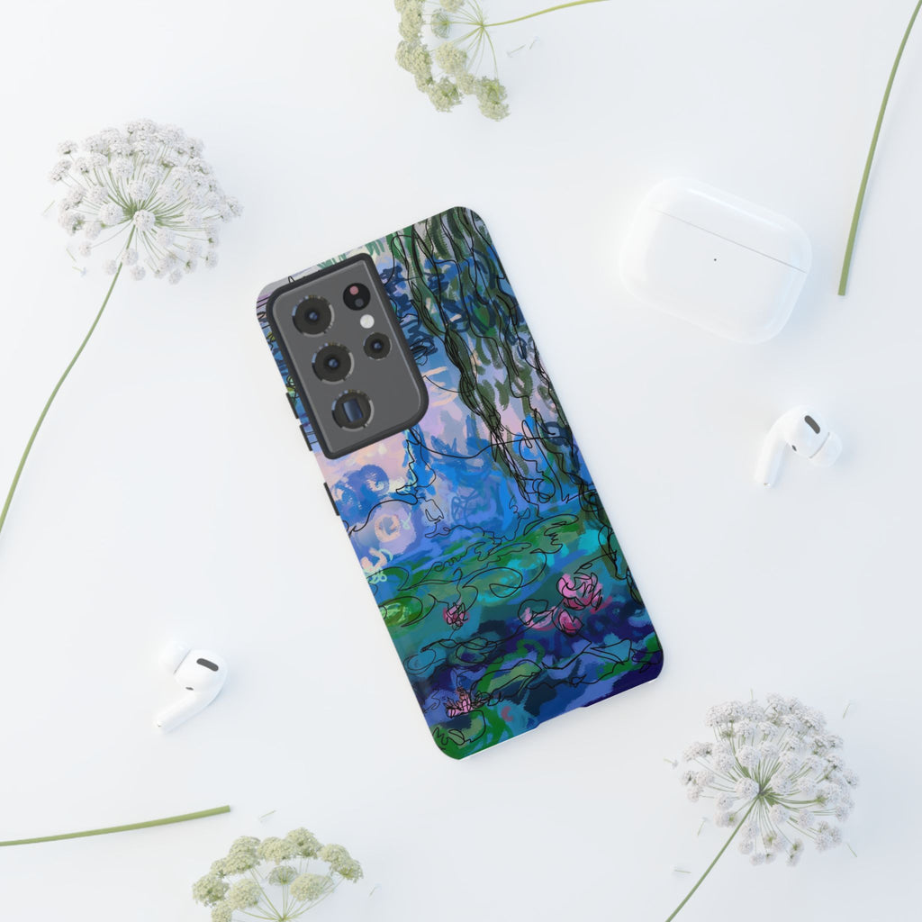 (Non-iphones) Tough Cases - Waterlilies