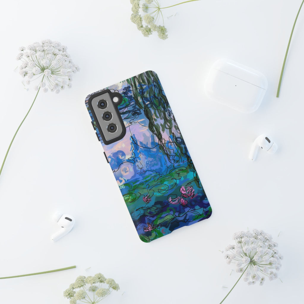 (Non-iphones) Tough Cases - Waterlilies