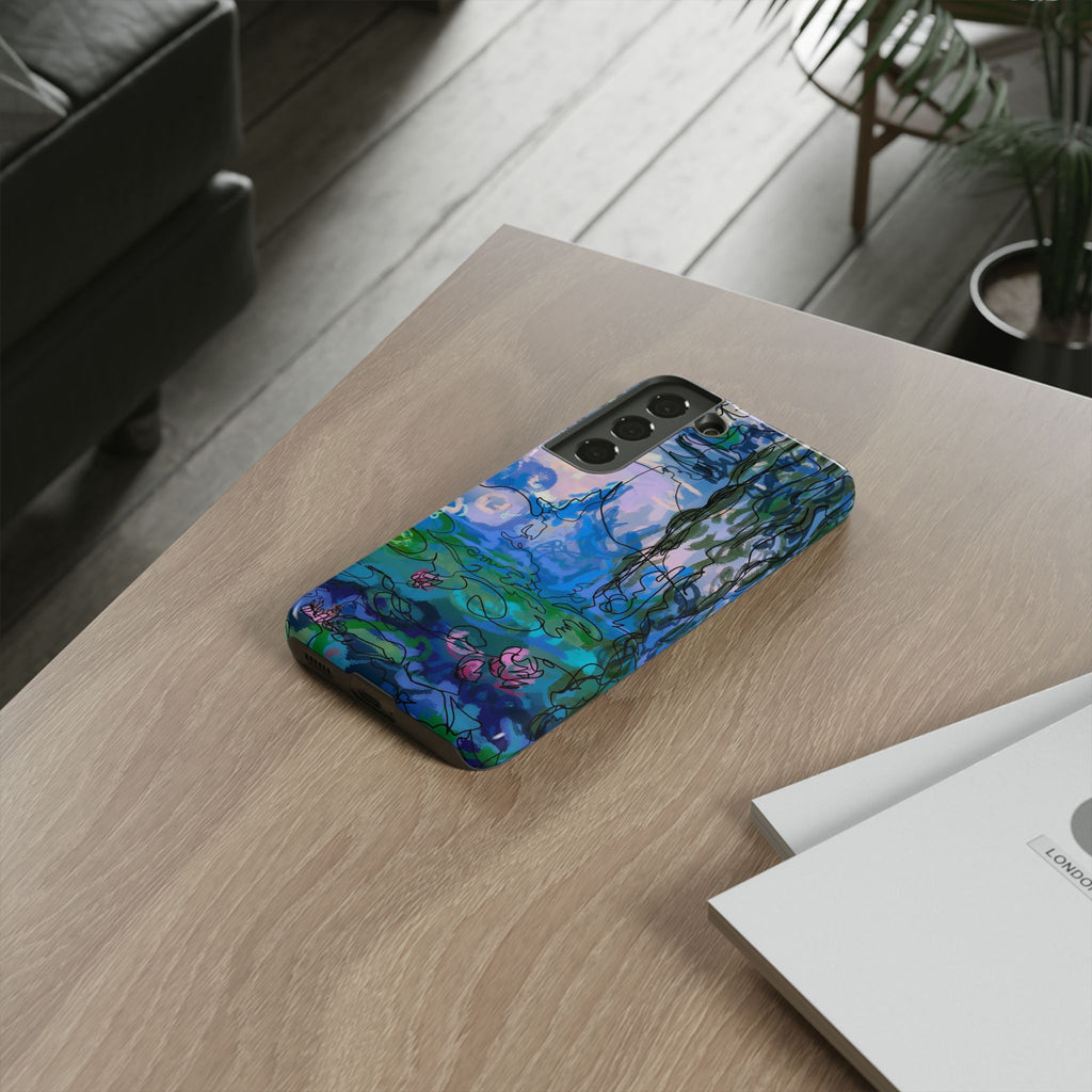 (Non-iphones) Tough Cases - Waterlilies