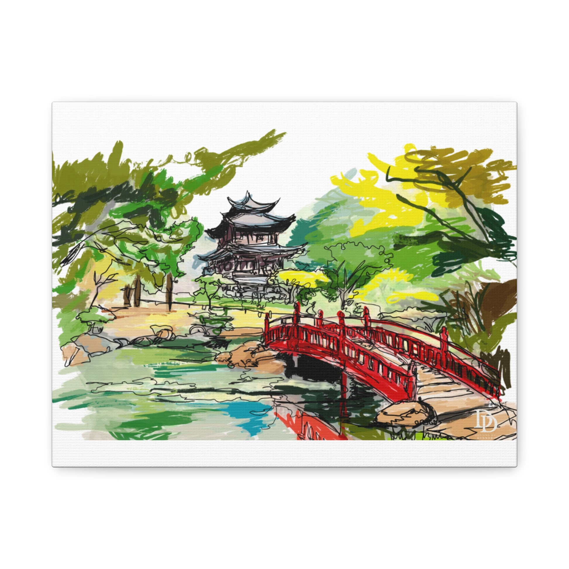 Kakehashi Matte Canvas, Stretched, 1.25"