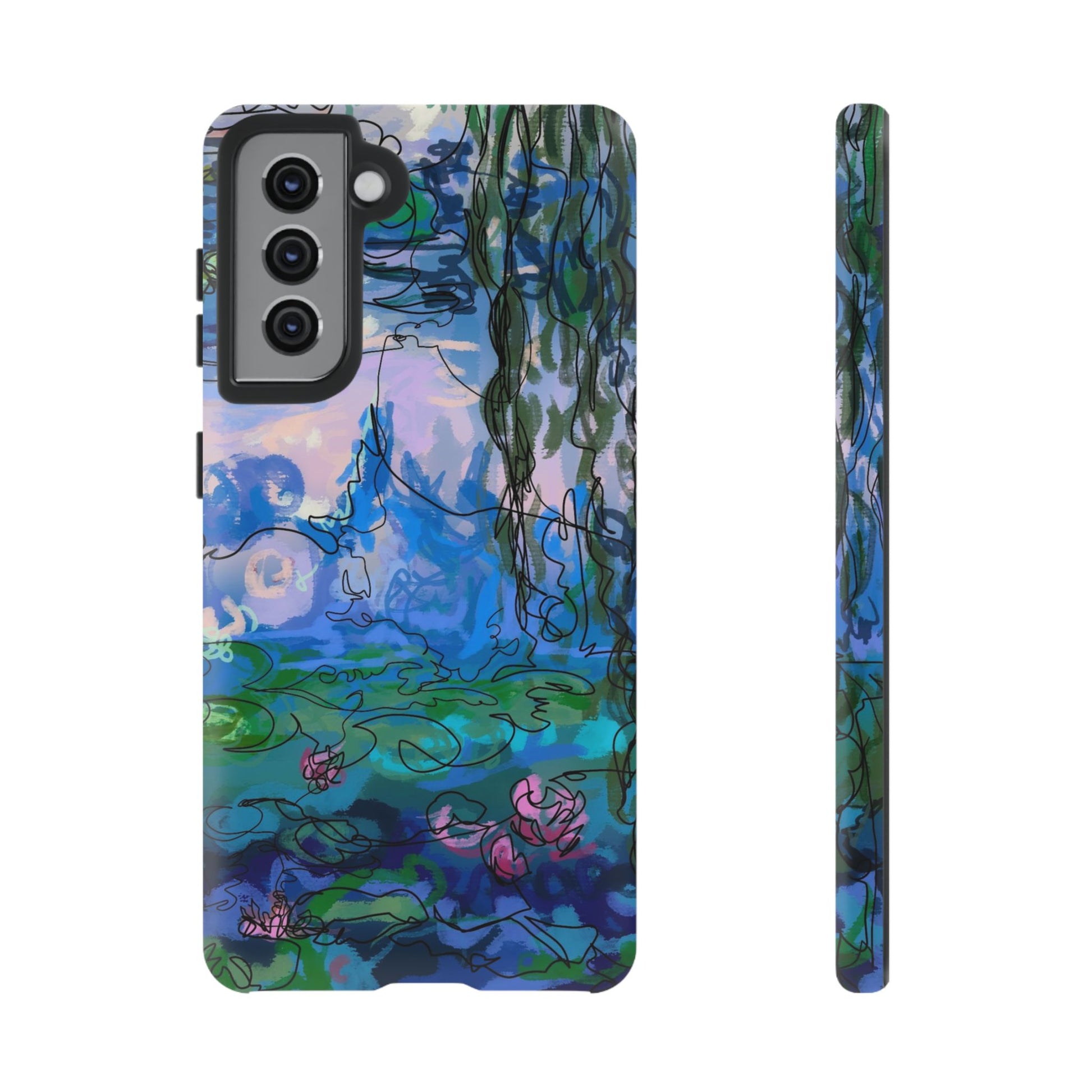 (Non-iphones) Tough Cases - Waterlilies