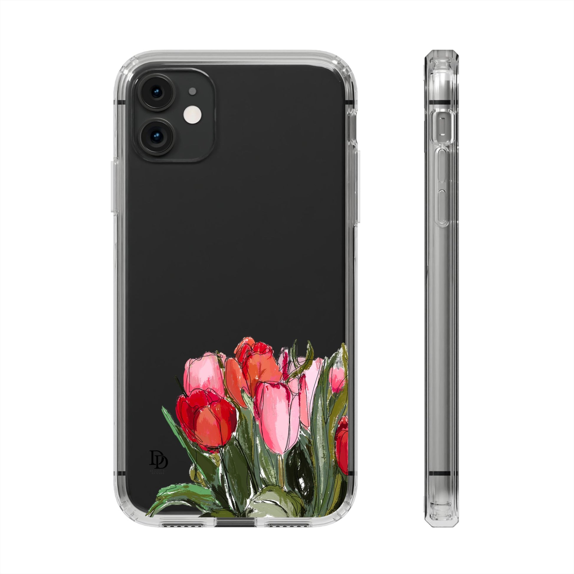 Dana's Tulips Clear Cases