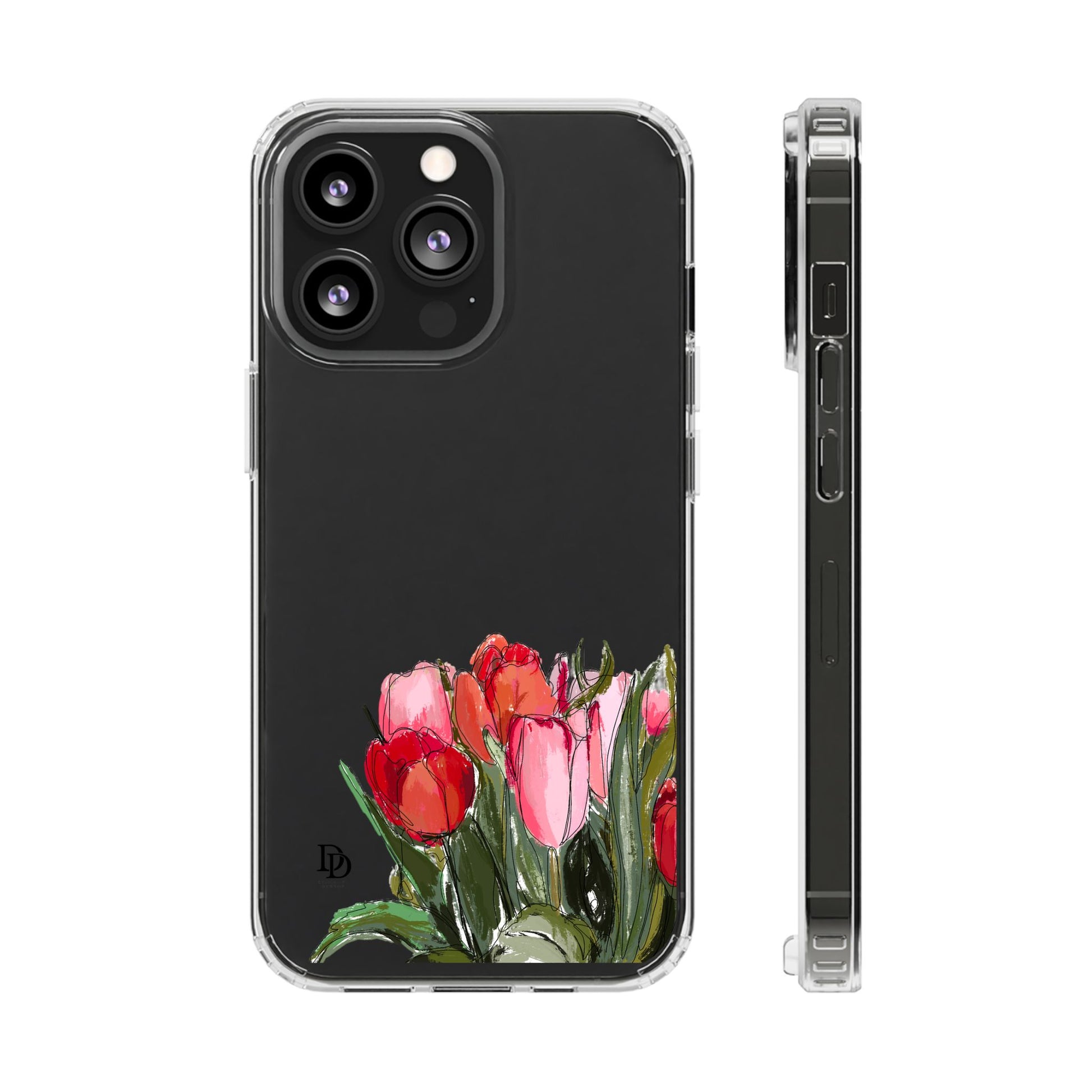 Dana's Tulips Clear Cases