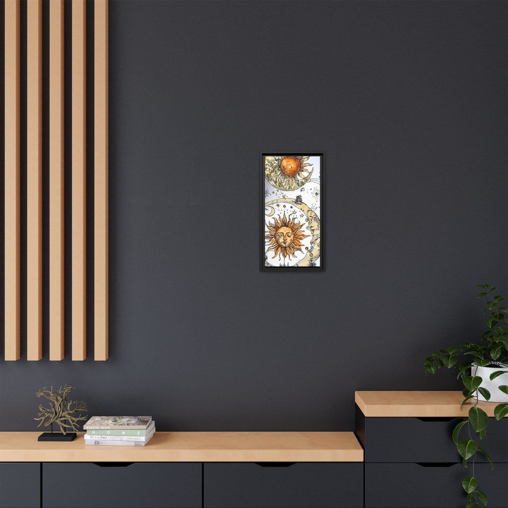 Celestial Matte Canvas, Framed (Multi-color)