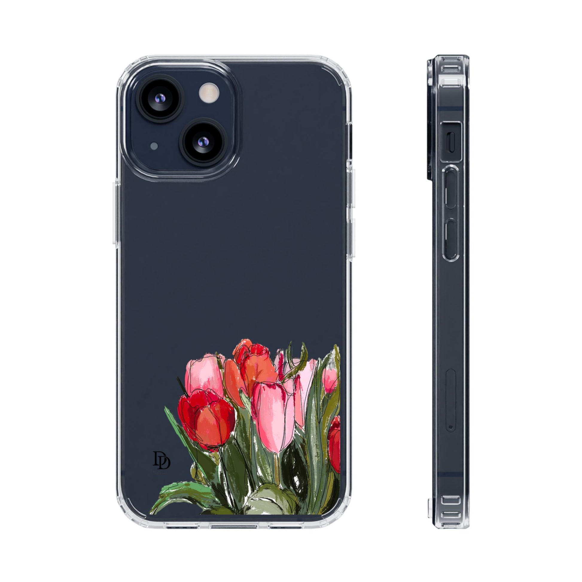 Dana's Tulips Clear Cases