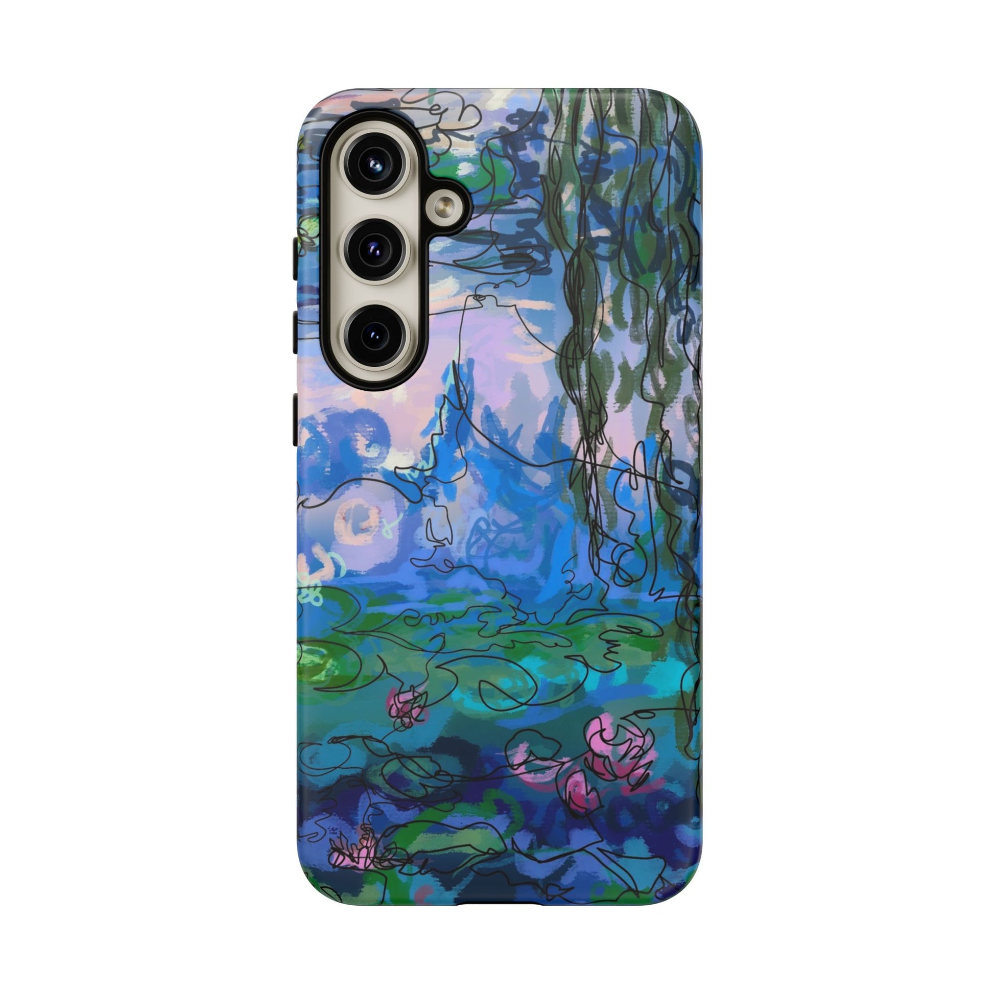 (Non-iphones) Tough Cases - Waterlilies