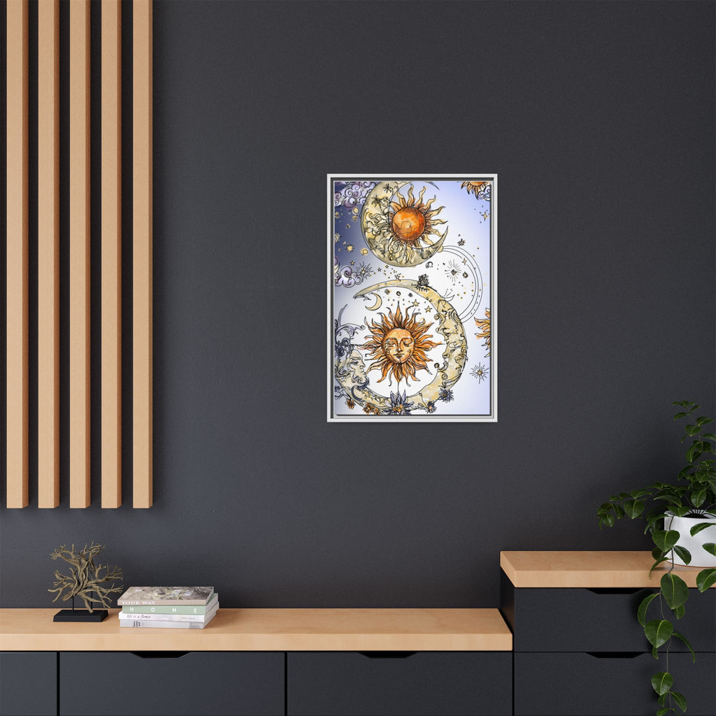 Celestial Matte Canvas, Framed (Multi-color)