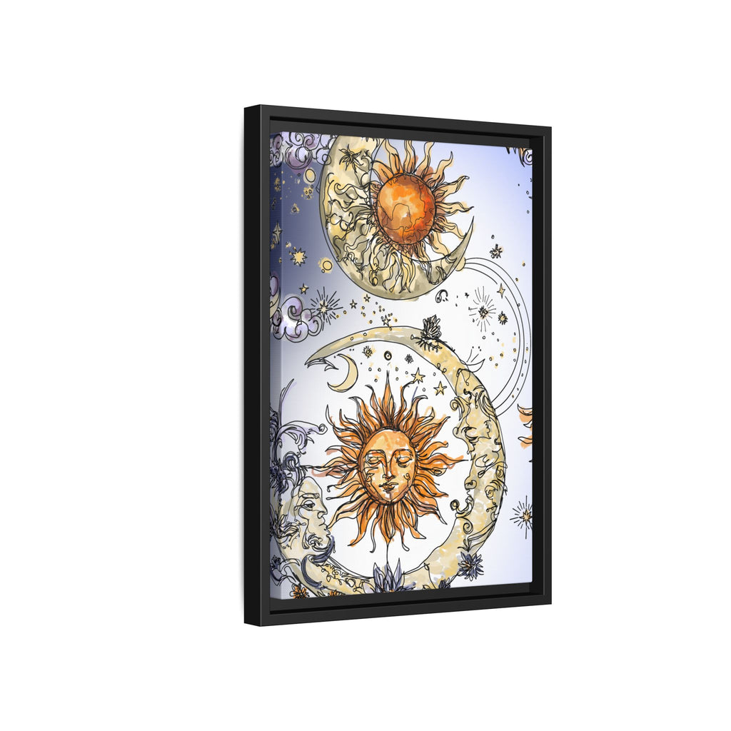 Celestial Matte Canvas, Framed (Multi-color)
