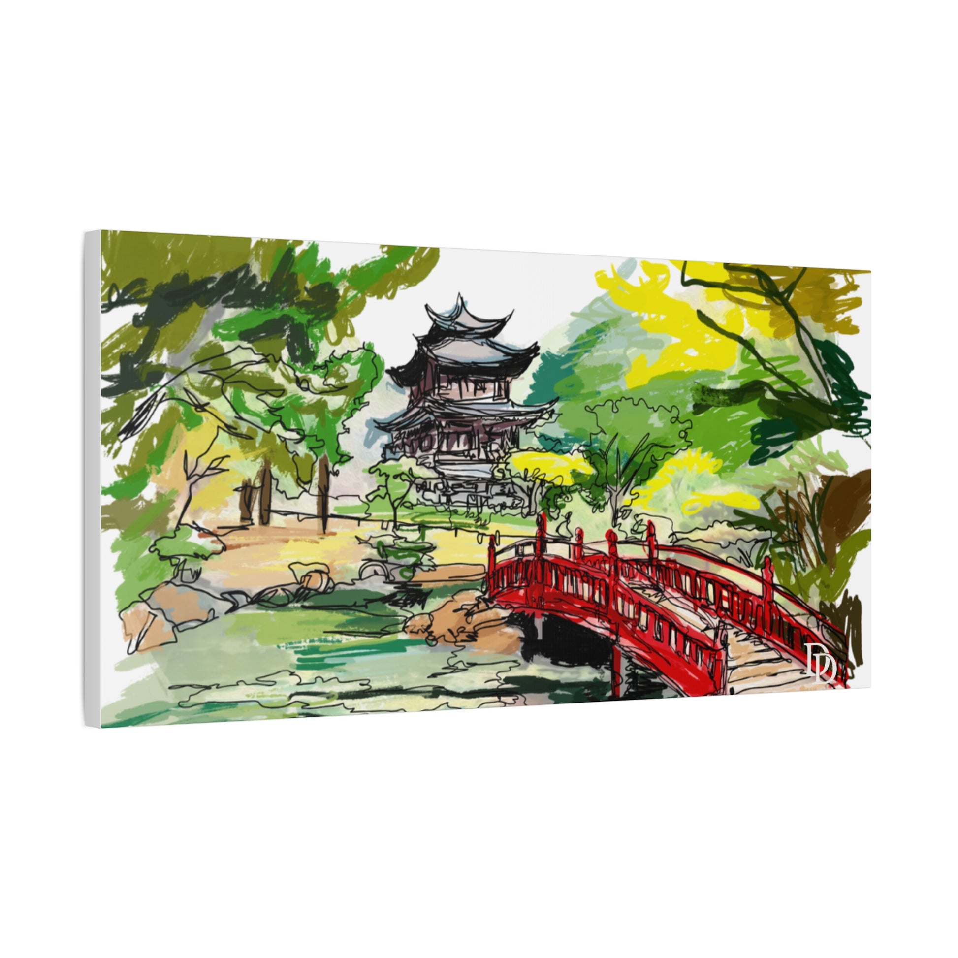 Kakehashi Matte Canvas, Stretched, 1.25"