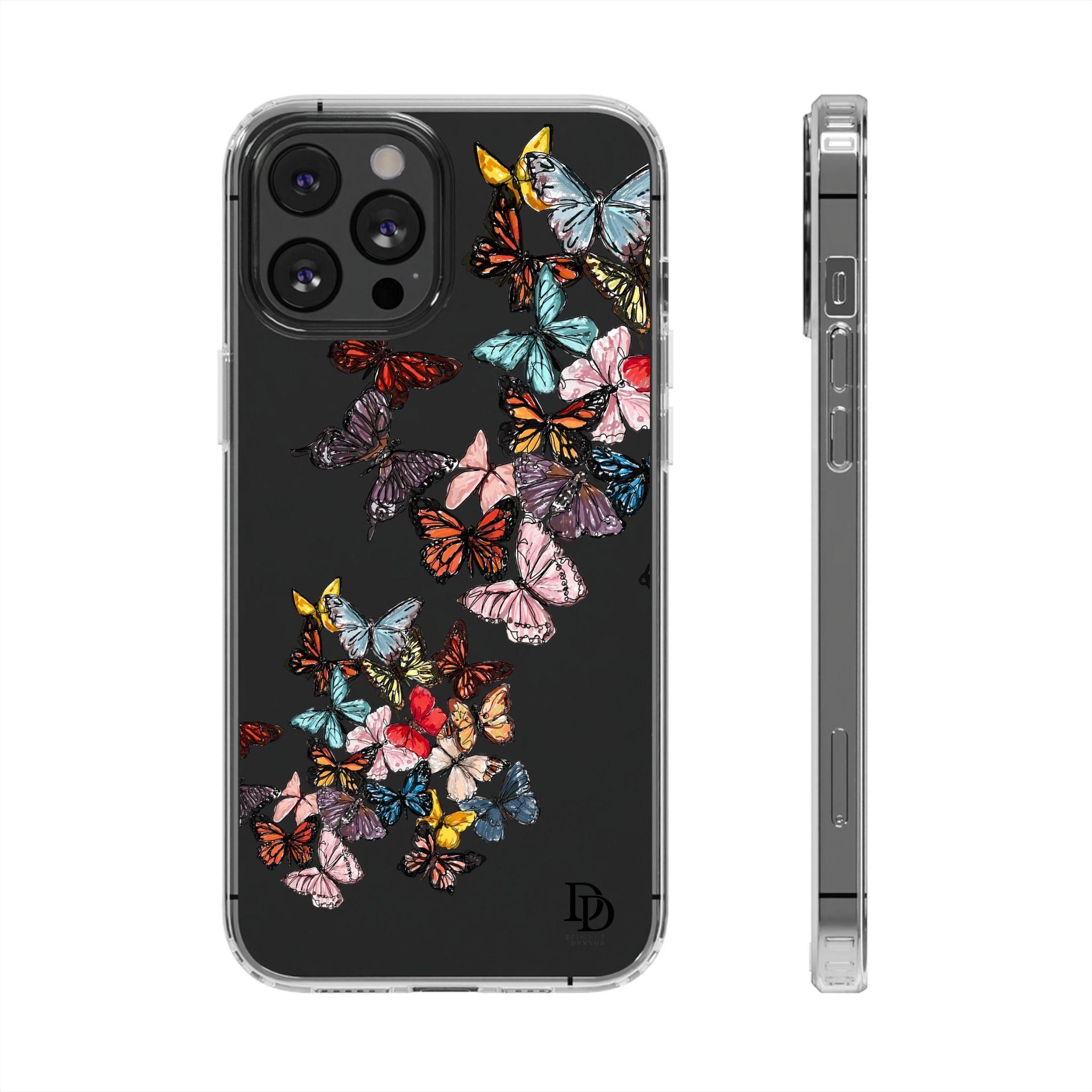 Clear Butterfly Phone Cases