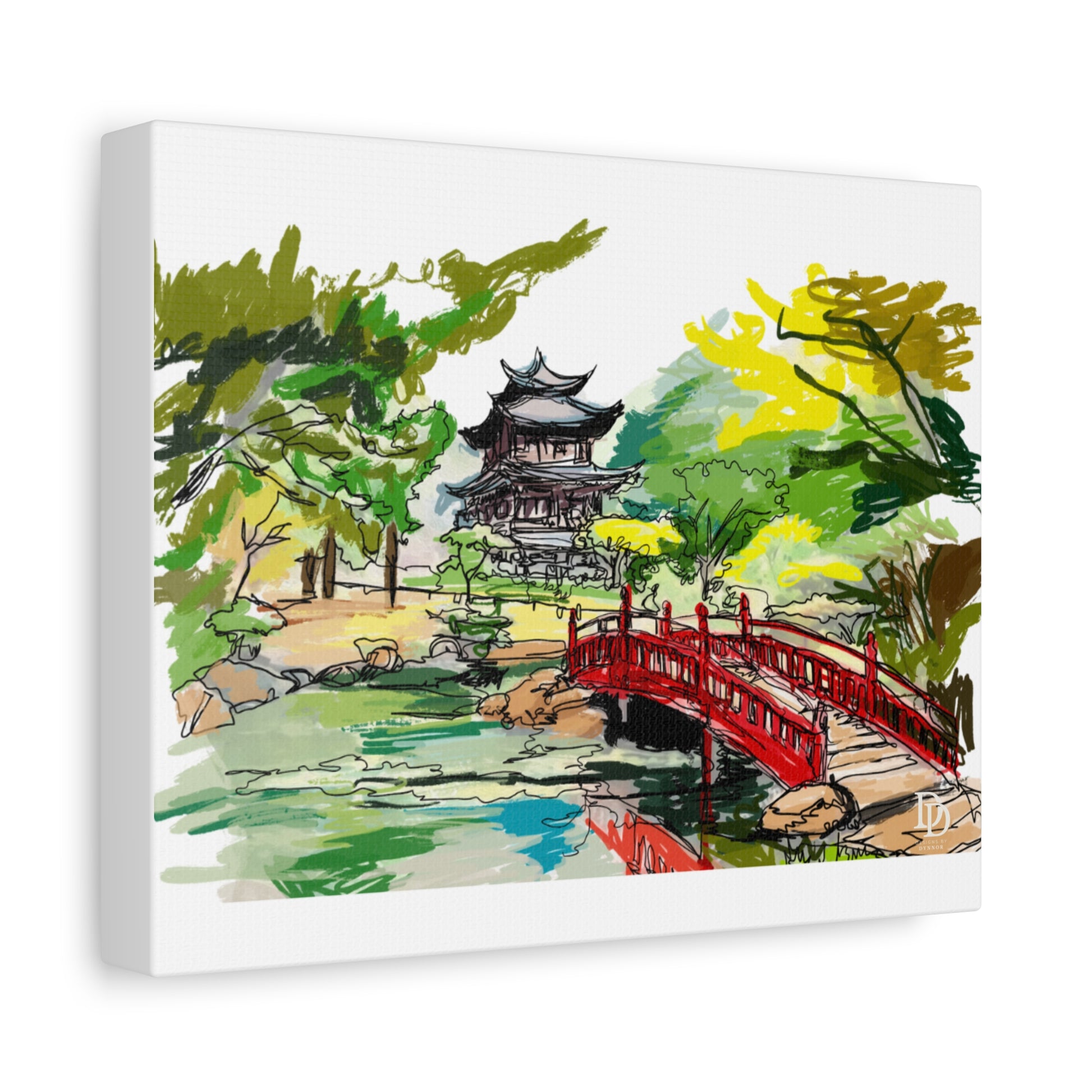 Kakehashi Matte Canvas, Stretched, 1.25"
