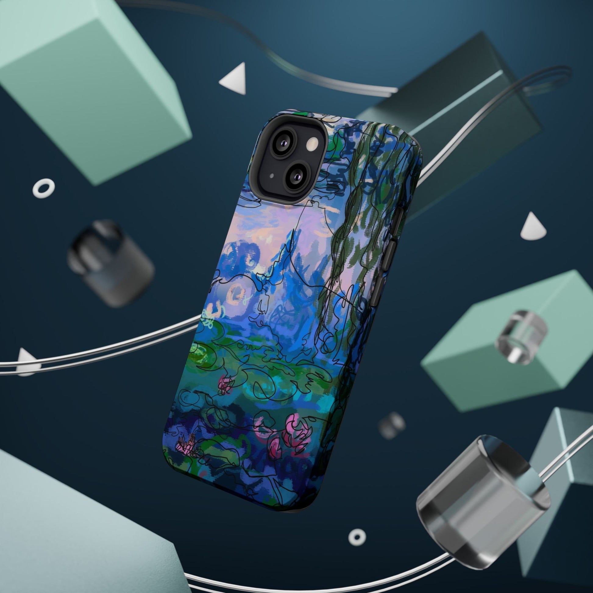 Magnetic Tough Cases - Waterlilies