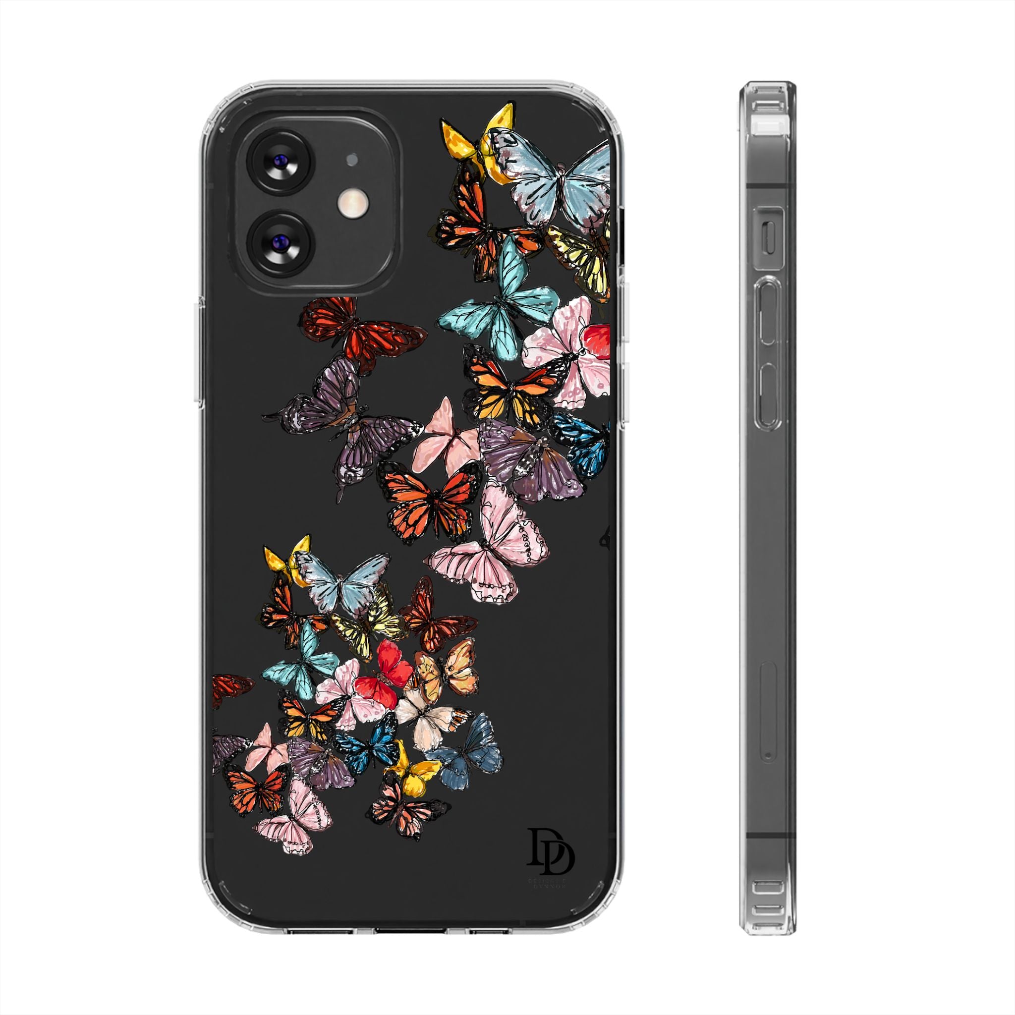 Clear Butterfly Phone Cases