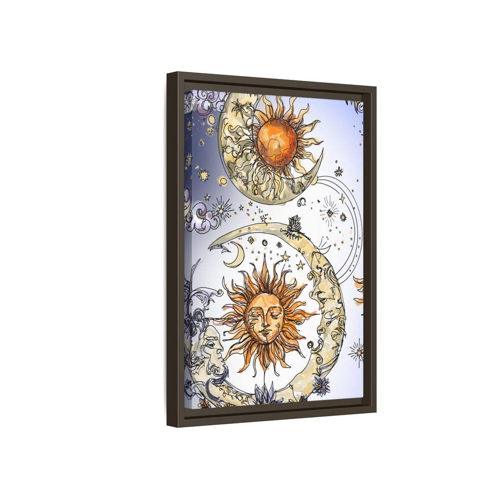 Celestial Matte Canvas, Framed (Multi-color)