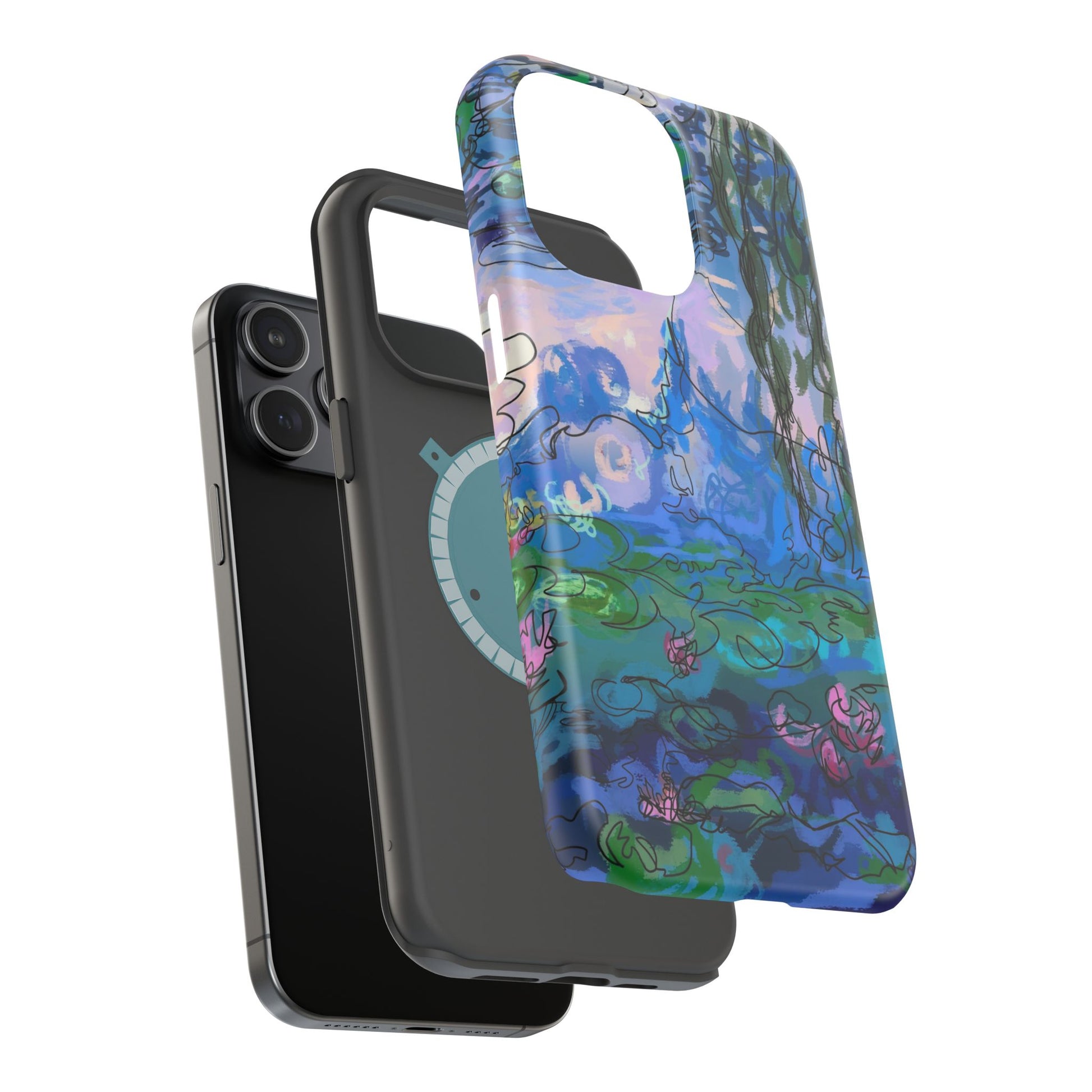 Magnetic Tough Cases - Waterlilies