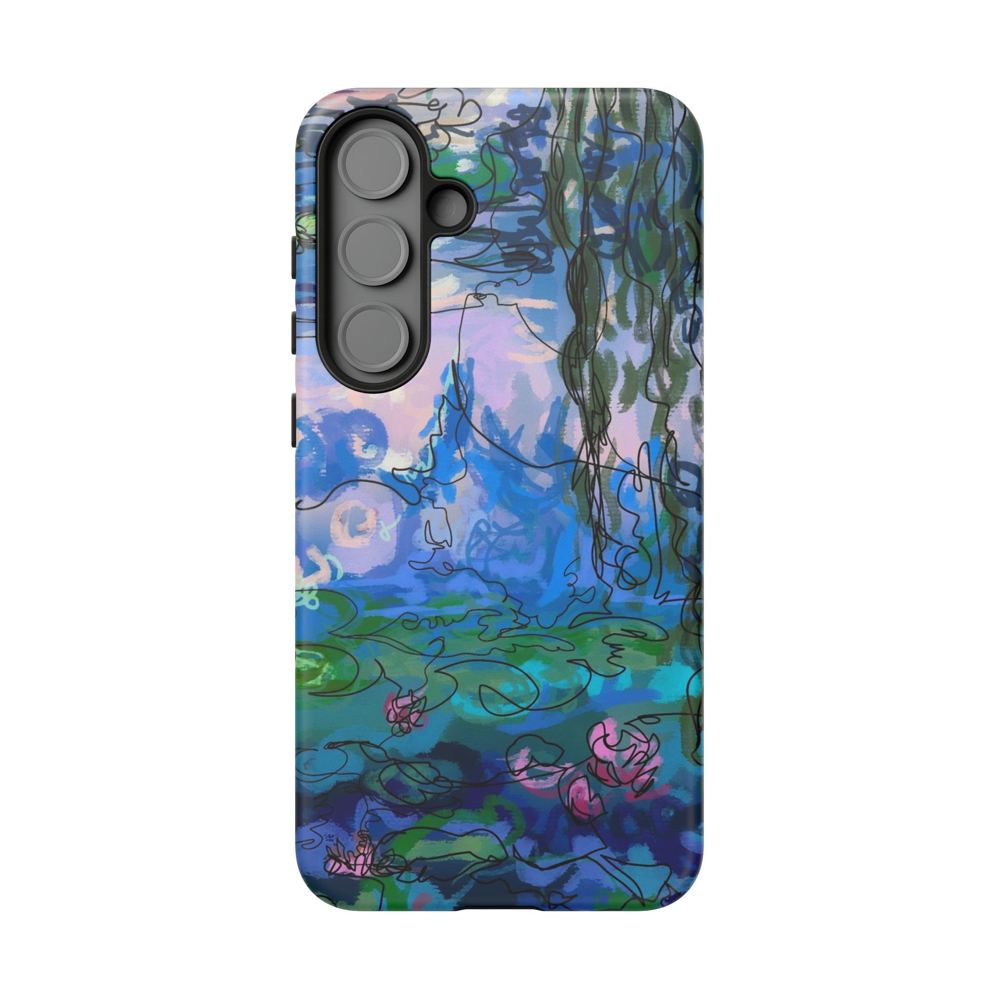 (Non-iphones) Tough Cases - Waterlilies