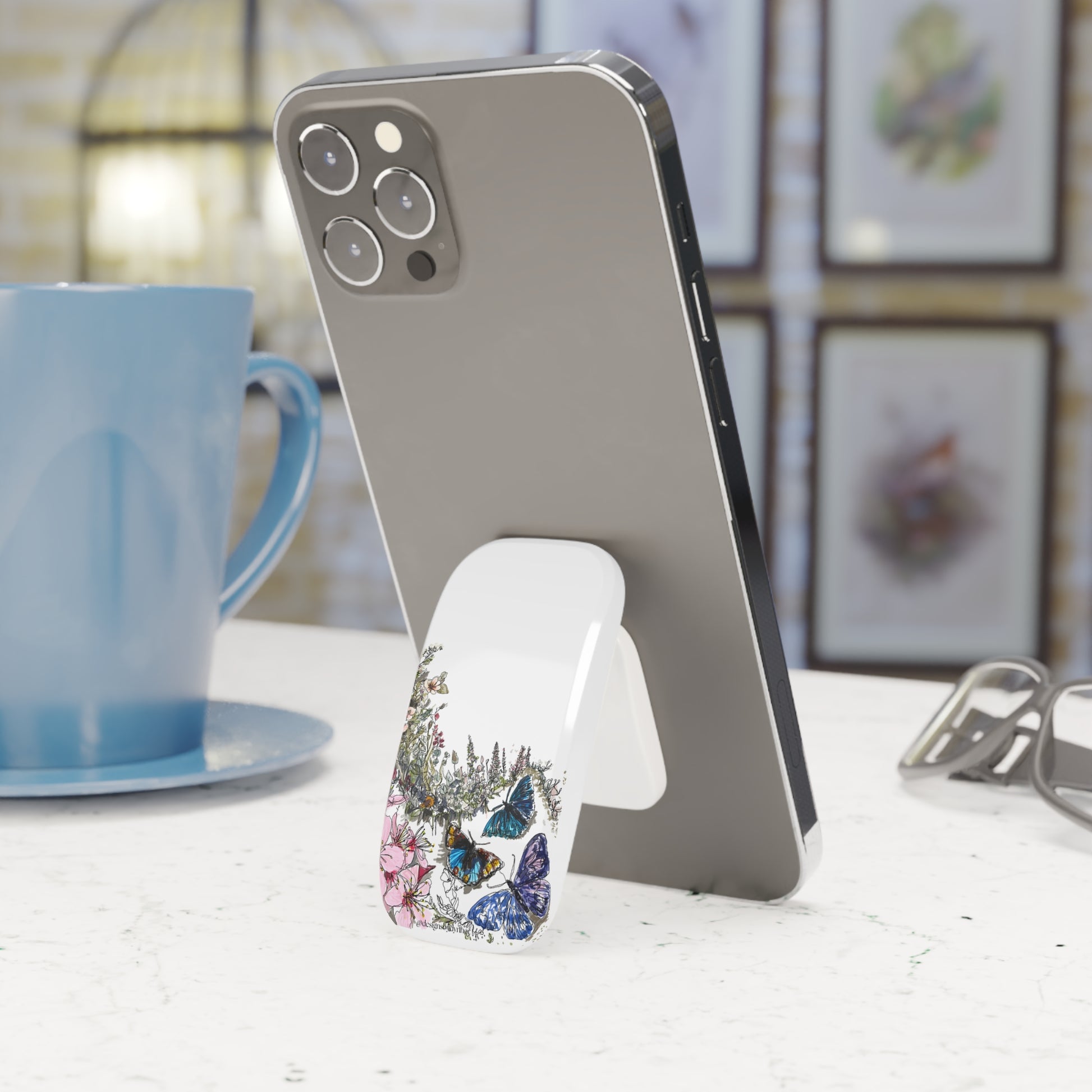 Phone Click-On Grip - Garden