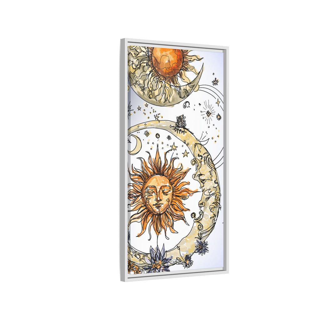 Celestial Matte Canvas, Framed (Multi-color)