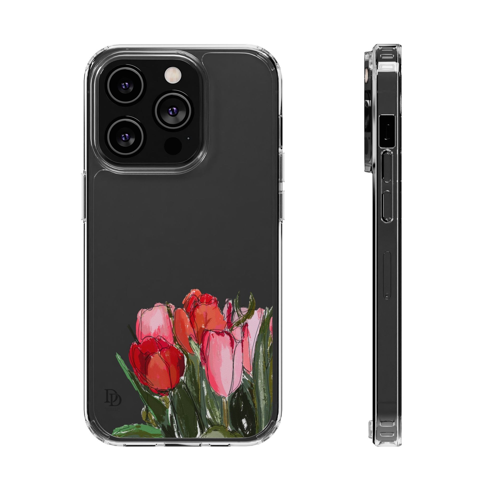 Dana's Tulips Clear Cases