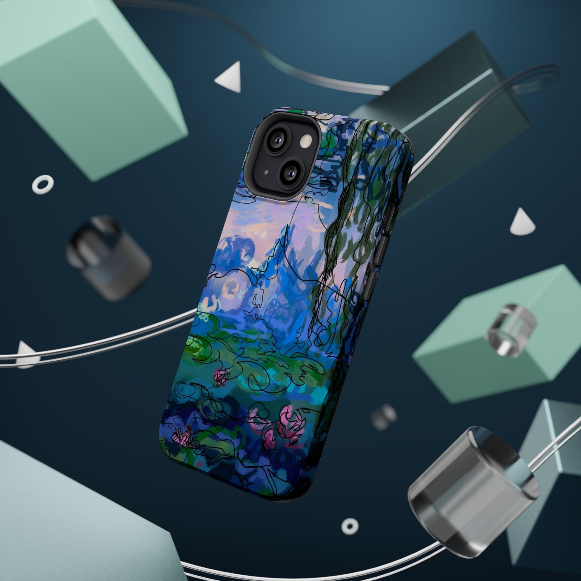 Magnetic Tough Cases - Waterlilies