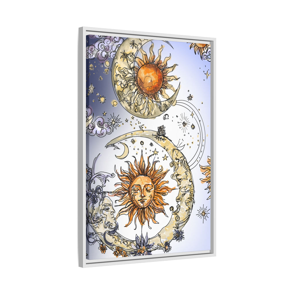 Celestial Matte Canvas, Framed (Multi-color)