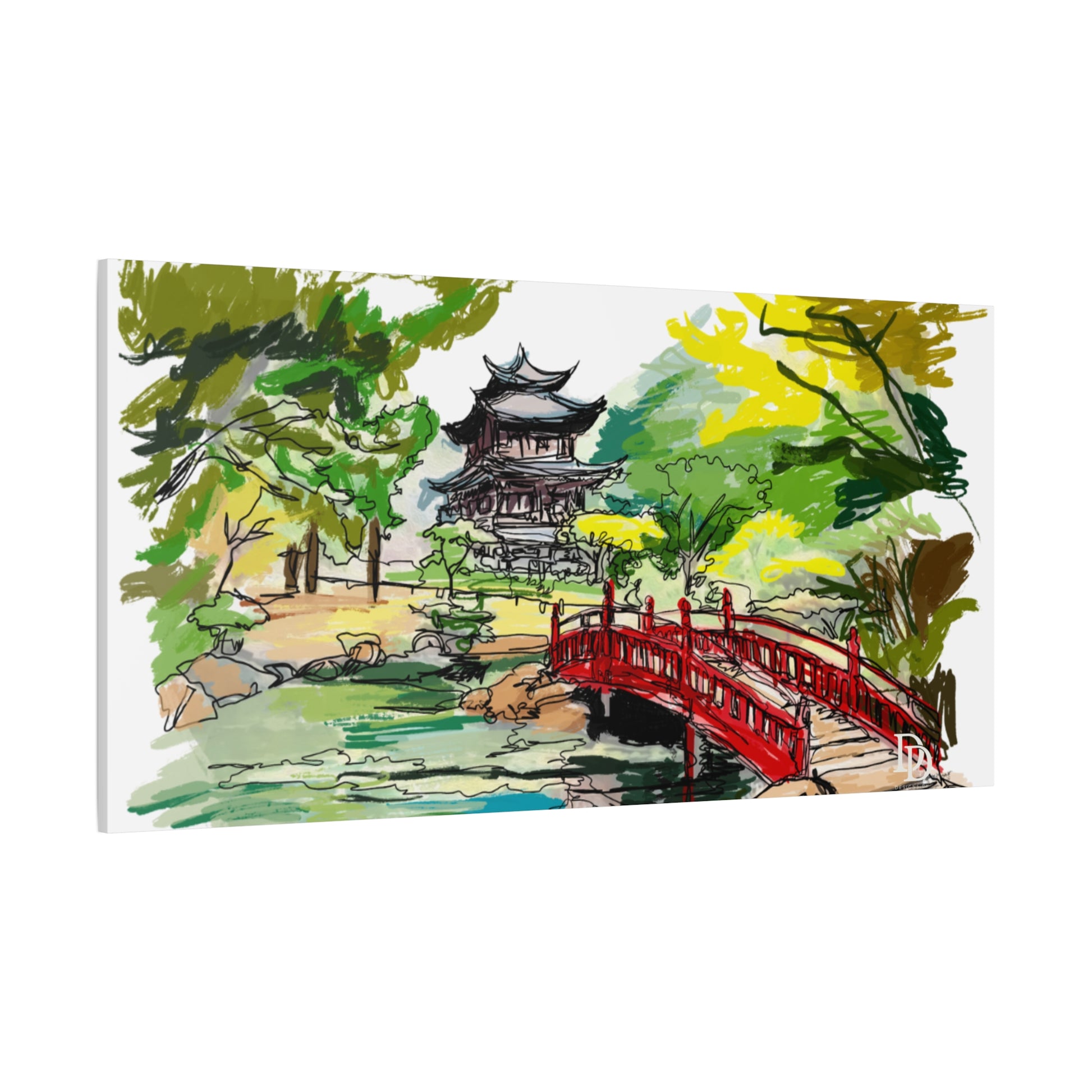 Kakehashi Matte Canvas, Stretched, 1.25"