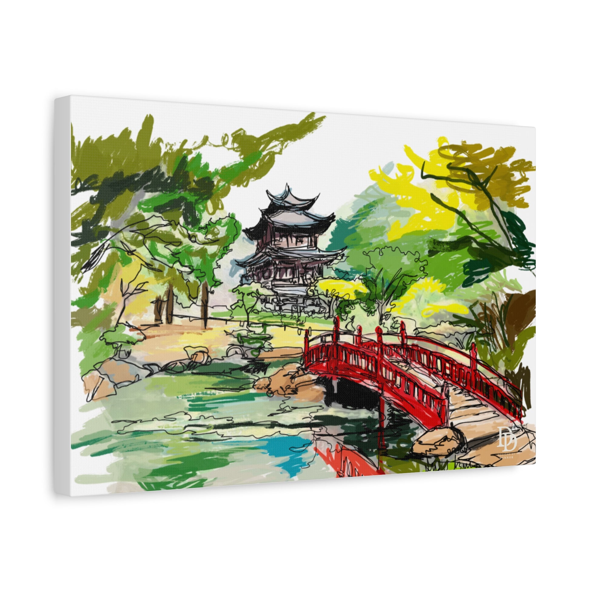 Kakehashi Matte Canvas, Stretched, 1.25"