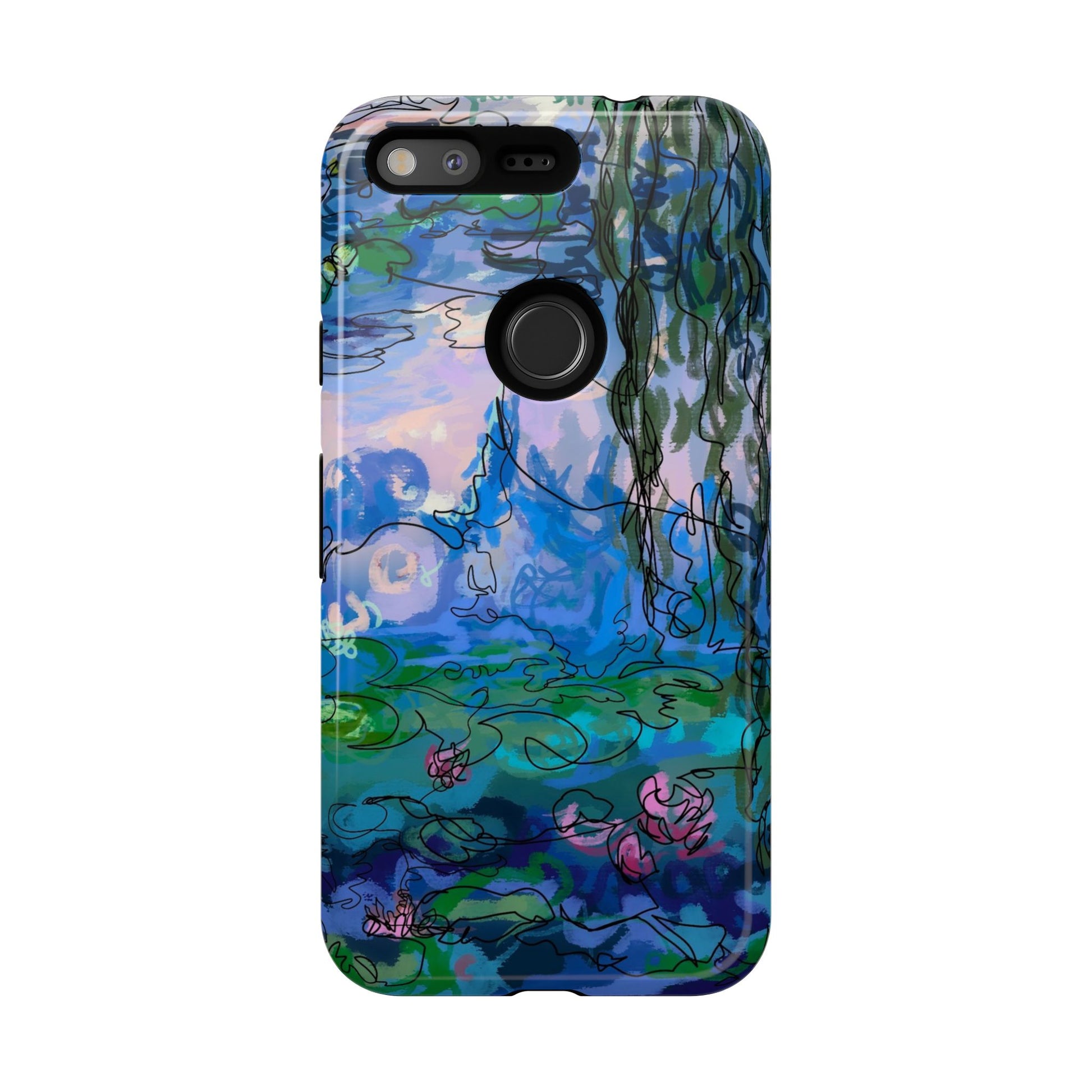 (Non-iphones) Tough Cases - Waterlilies