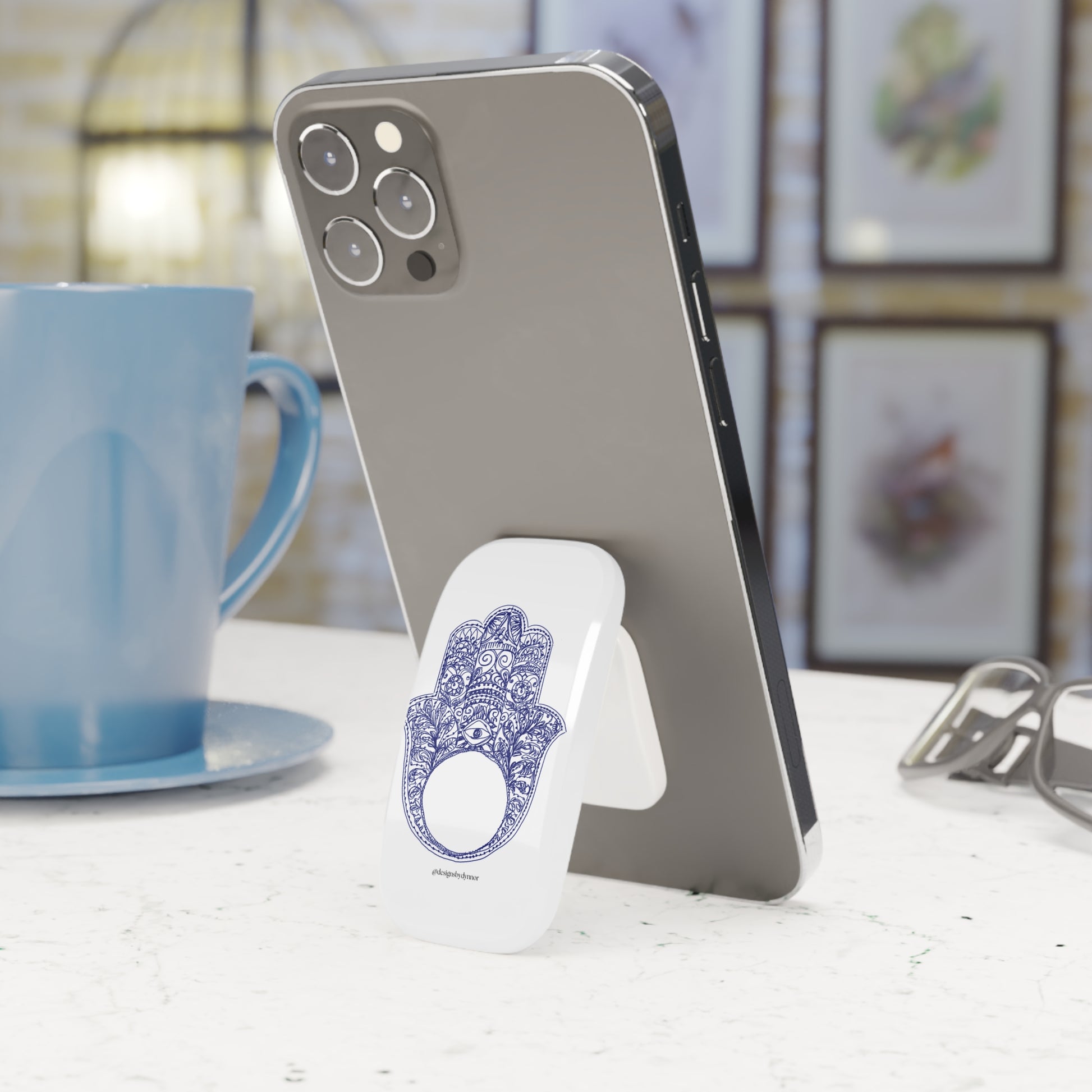 Phone Click-On Grip - Hamsa