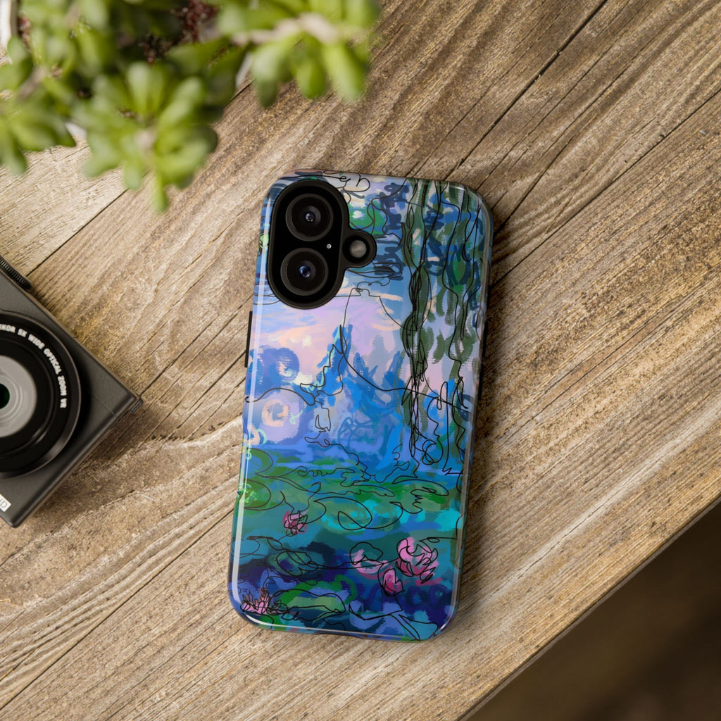 (Non-iphones) Tough Cases - Waterlilies