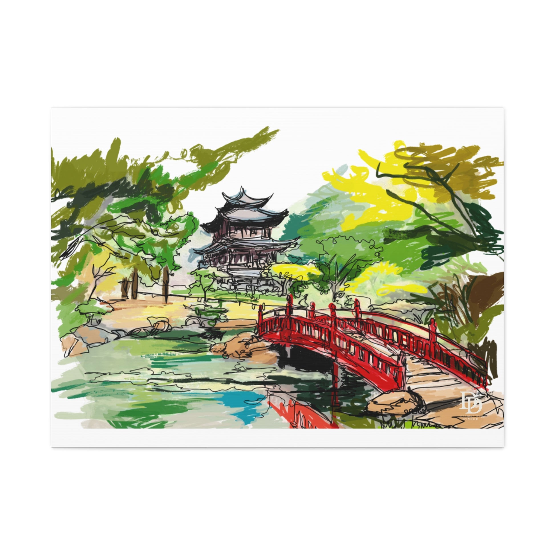 Kakehashi Matte Canvas, Stretched, 1.25"
