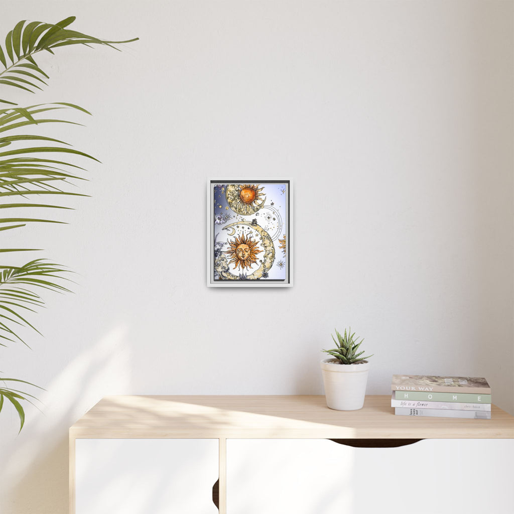 Celestial Matte Canvas, Framed (Multi-color)