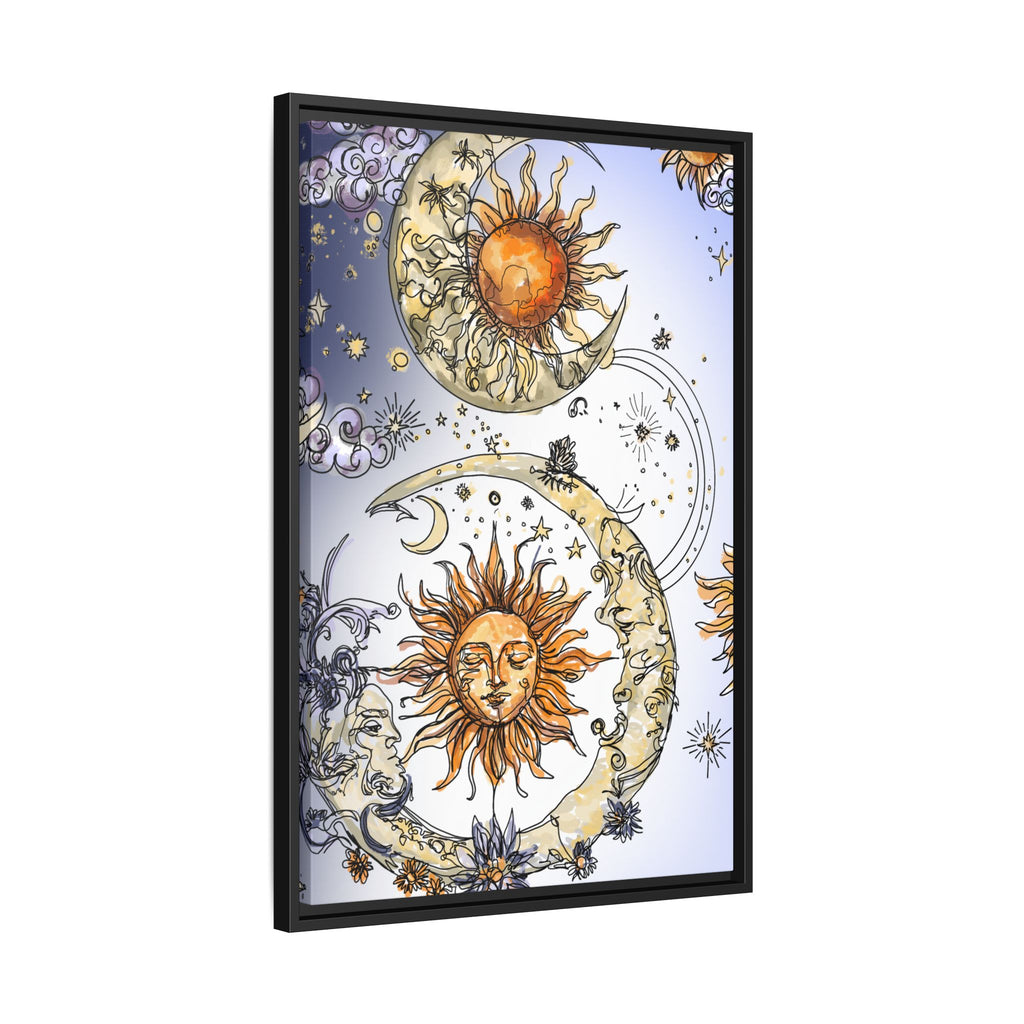 Celestial Matte Canvas, Framed (Multi-color)