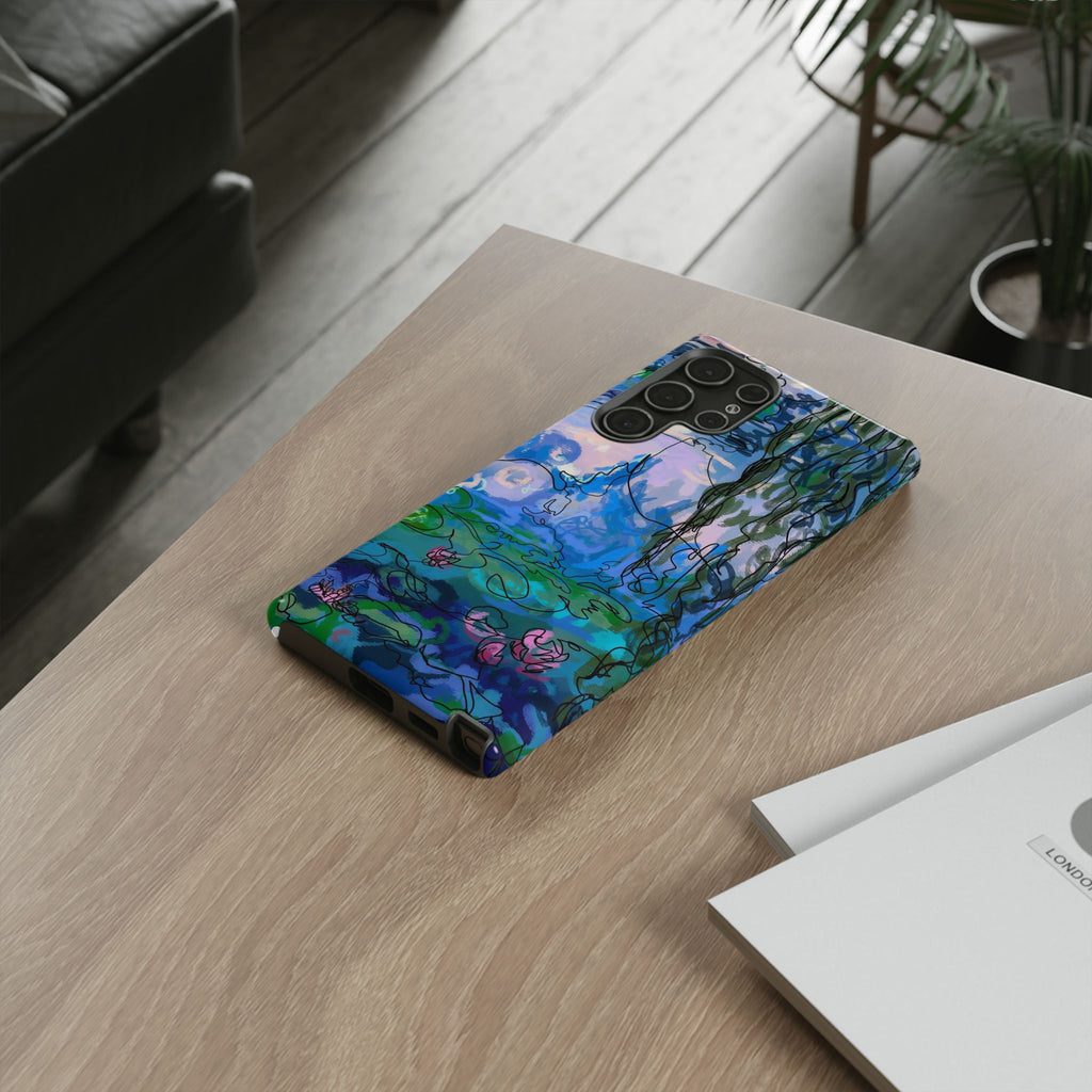 (Non-iphones) Tough Cases - Waterlilies