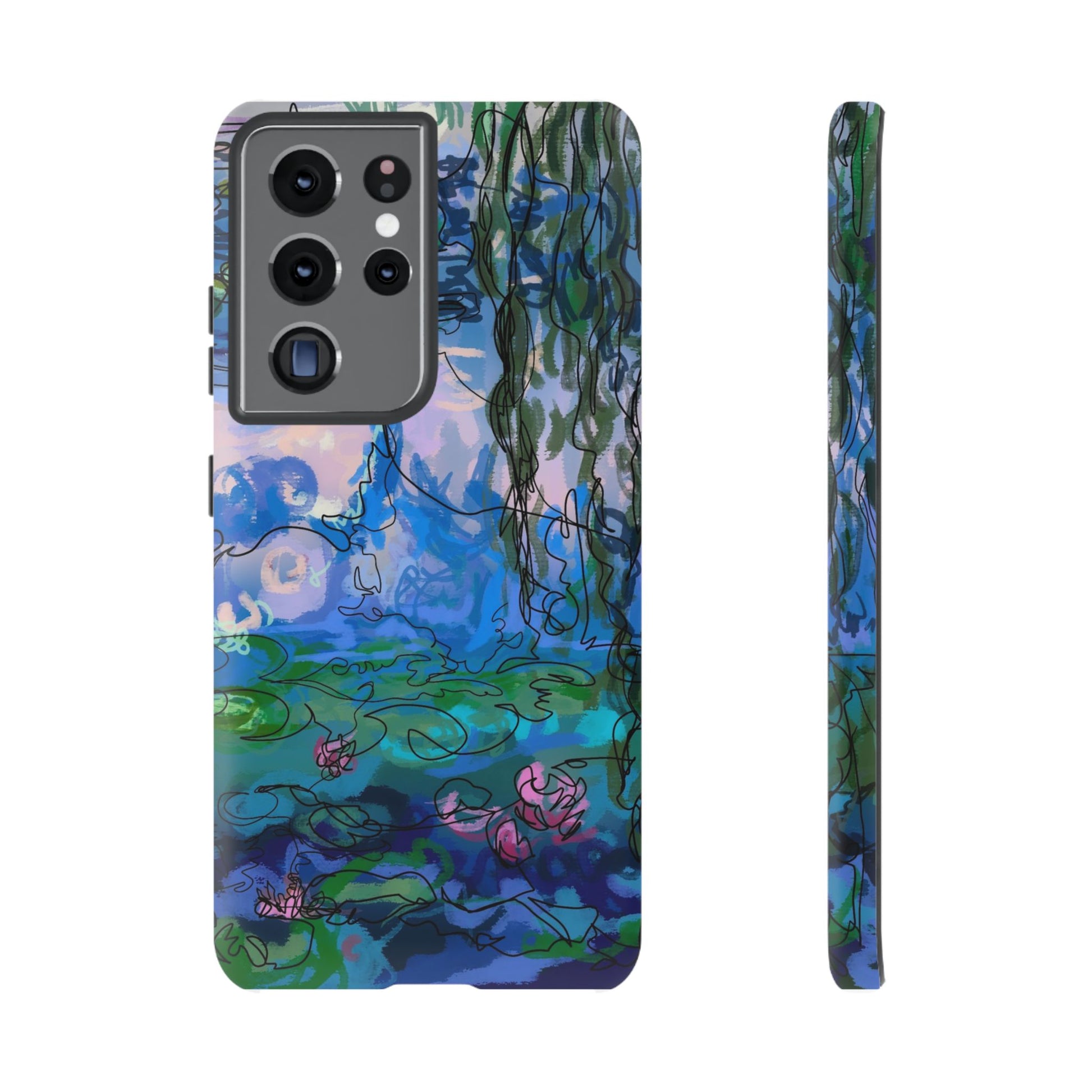 (Non-iphones) Tough Cases - Waterlilies