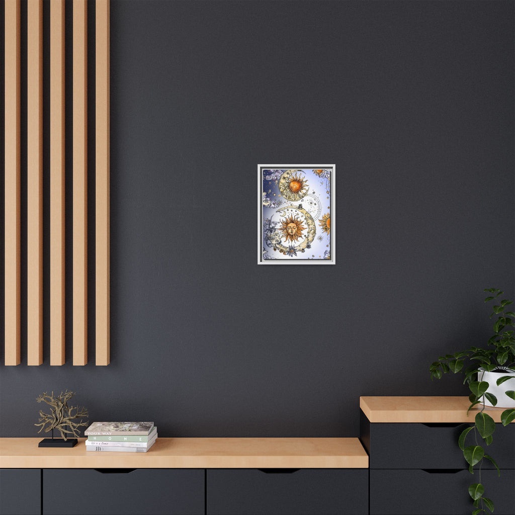 Celestial Matte Canvas, Framed (Multi-color)