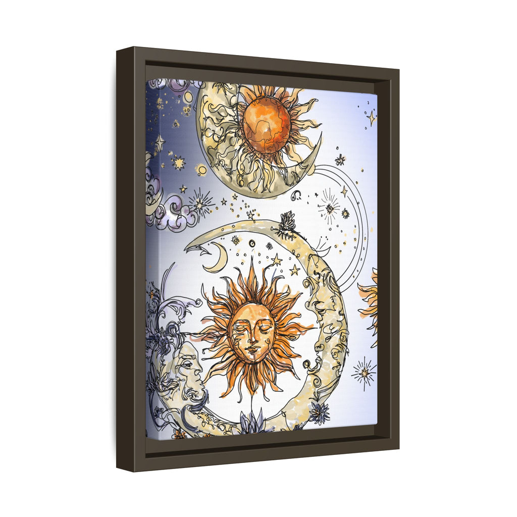 Celestial Matte Canvas, Framed (Multi-color)