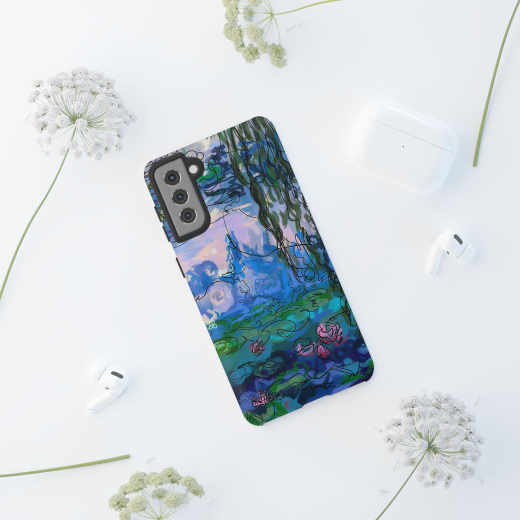 (Non-iphones) Tough Cases - Waterlilies