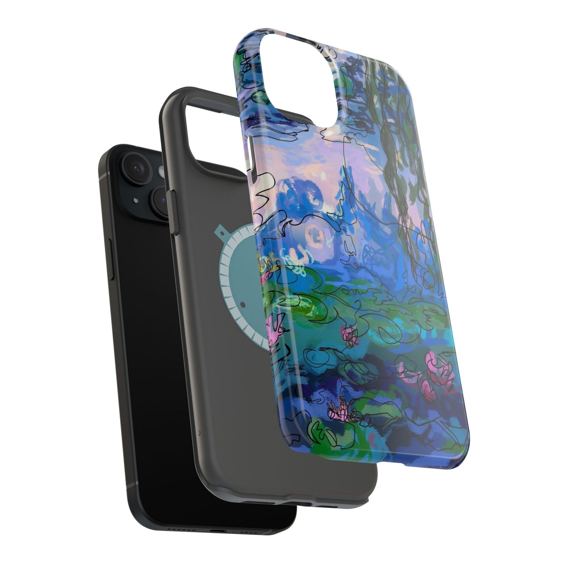 Magnetic Tough Cases - Waterlilies