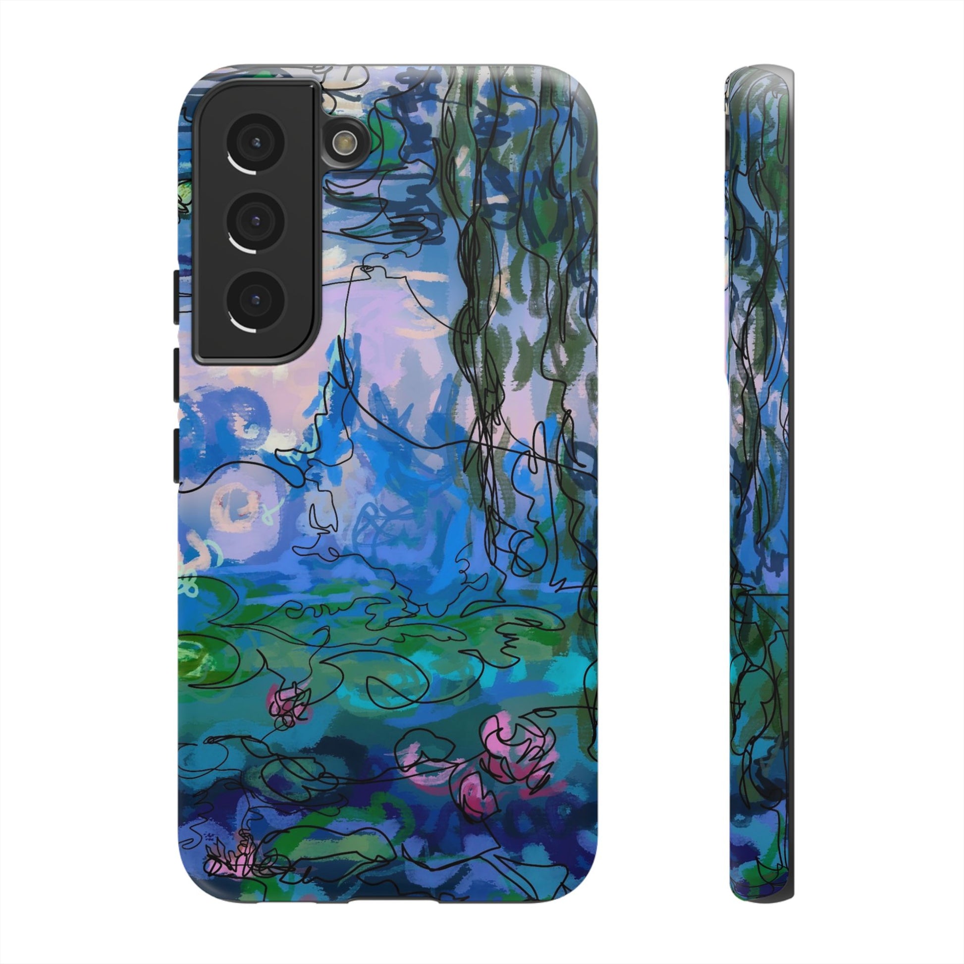 (Non-iphones) Tough Cases - Waterlilies